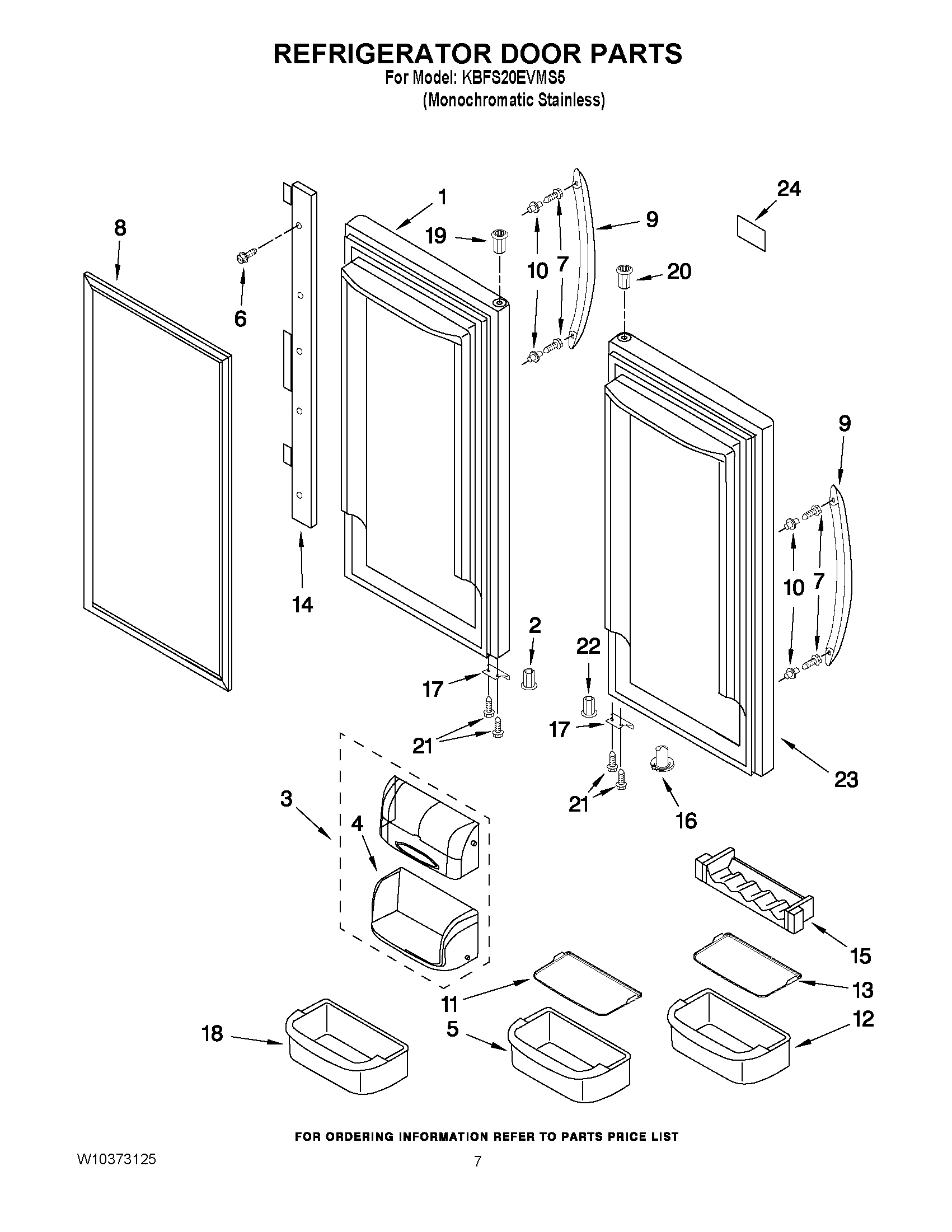 04 - REFRIGERATOR DOOR PARTS