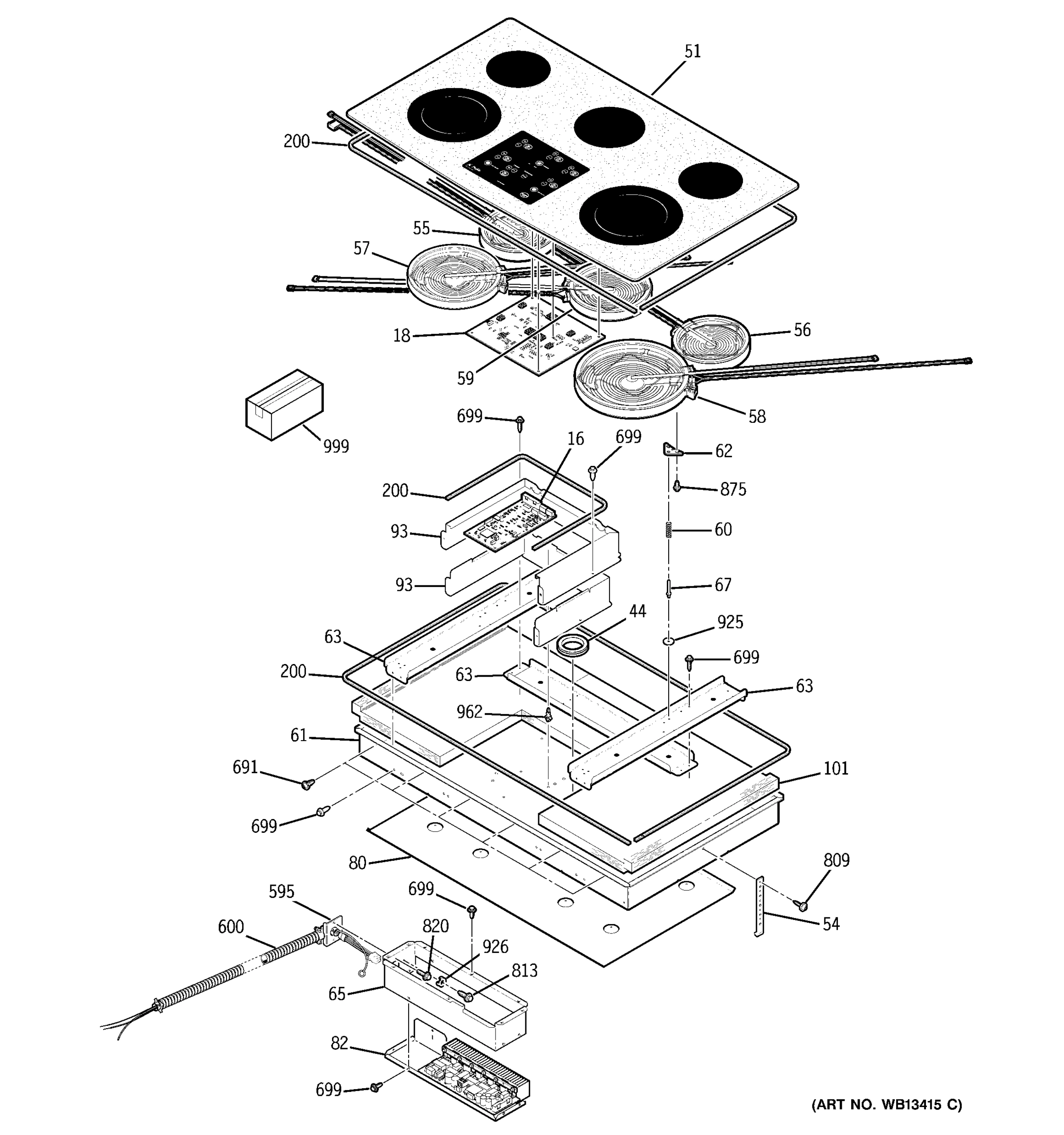 COOKTOP PARTS
