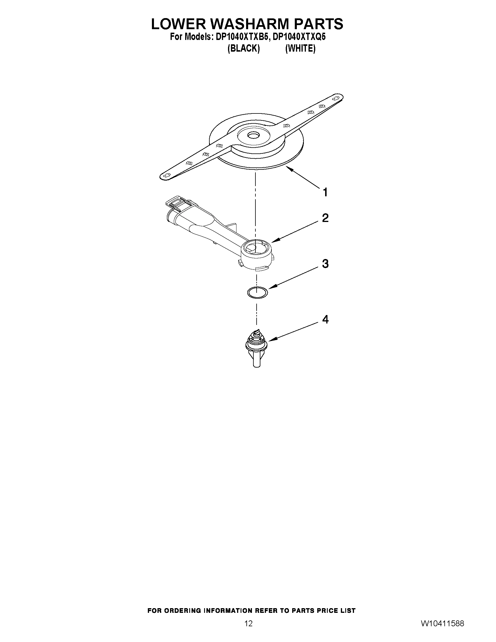 10 - LOWER WASHARM PARTS