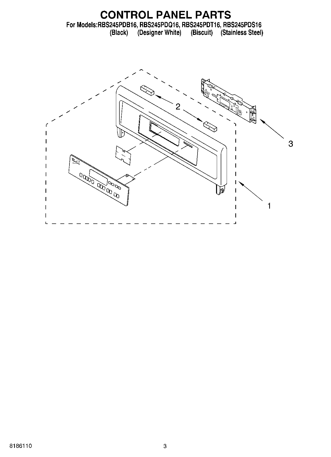 02 - CONTROL PANEL PARTS