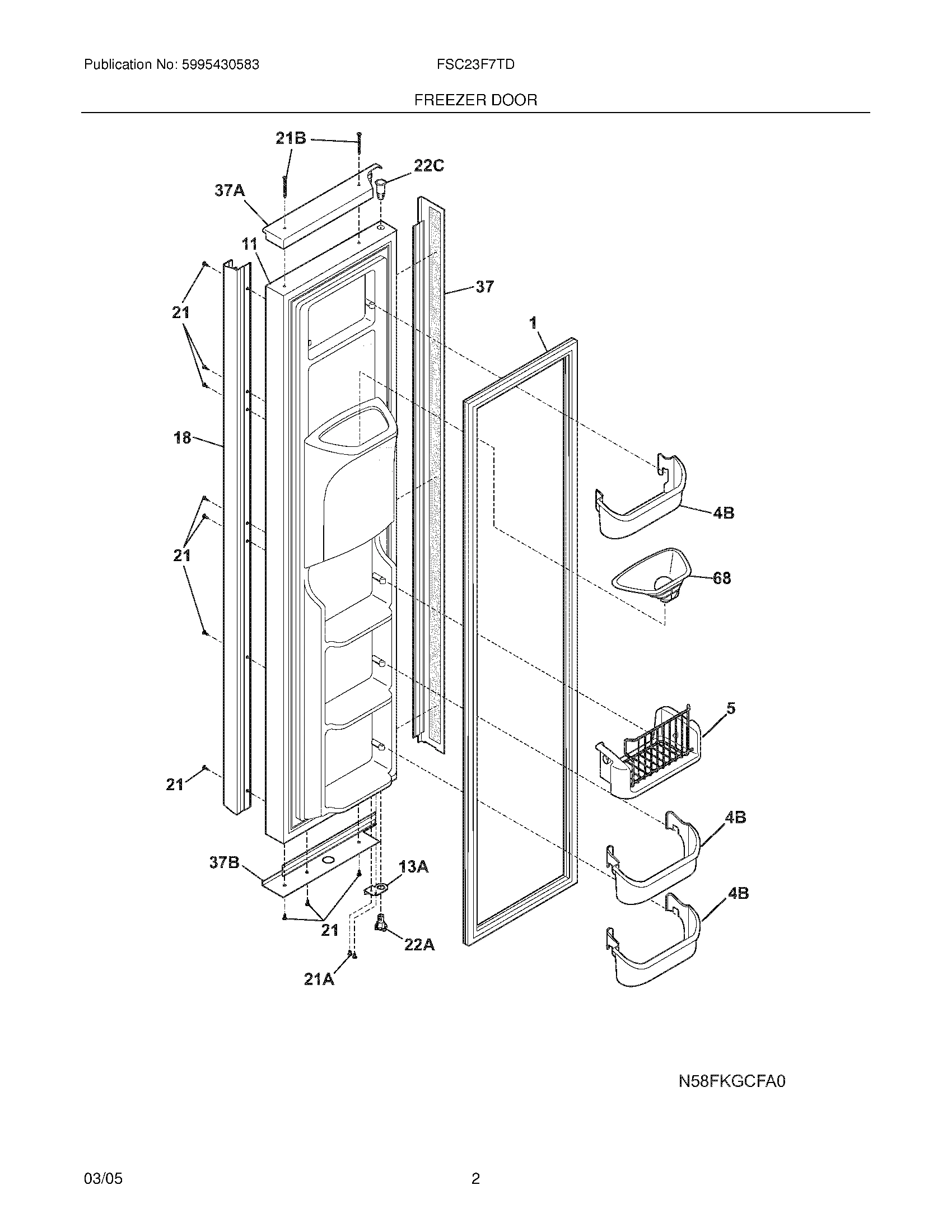 03 - FREEZER DOOR