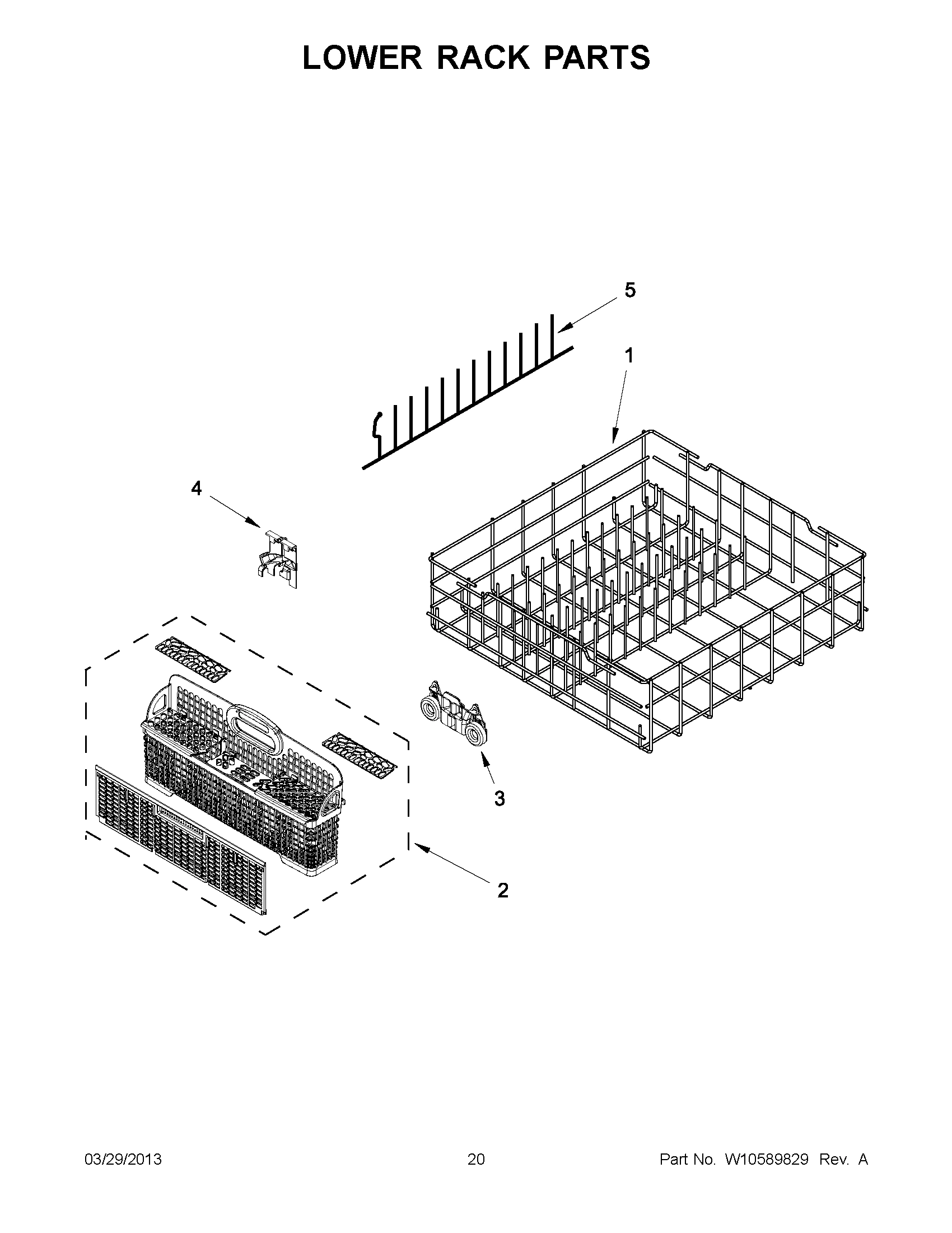 10 - LOWER RACK PARTS