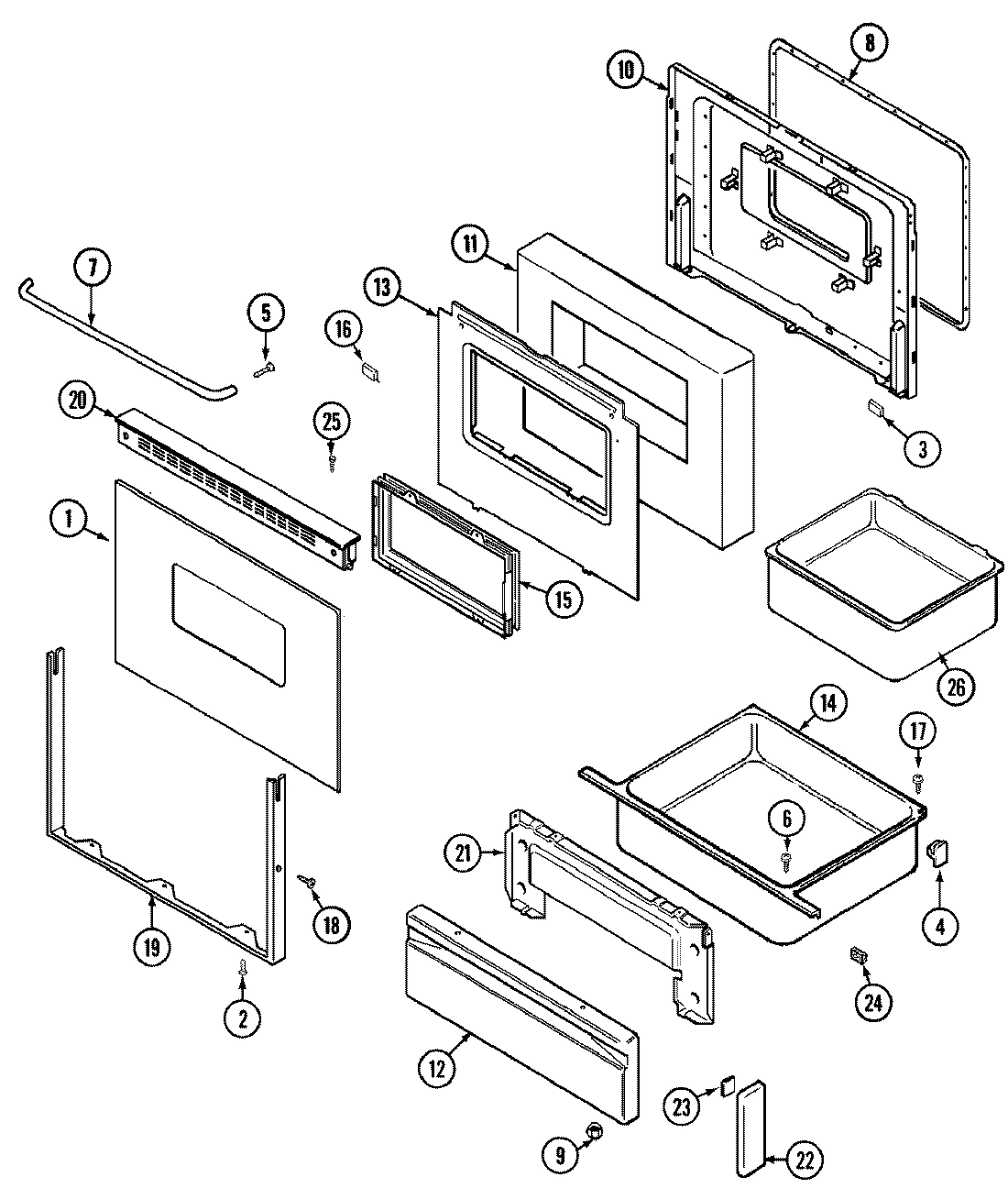 03 - DOOR/DRAWER (CRE7600BDx)
