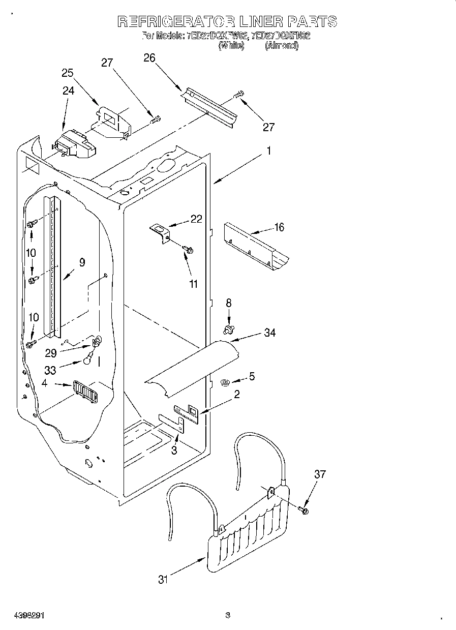 02 - REFRIGERATOR LINER
