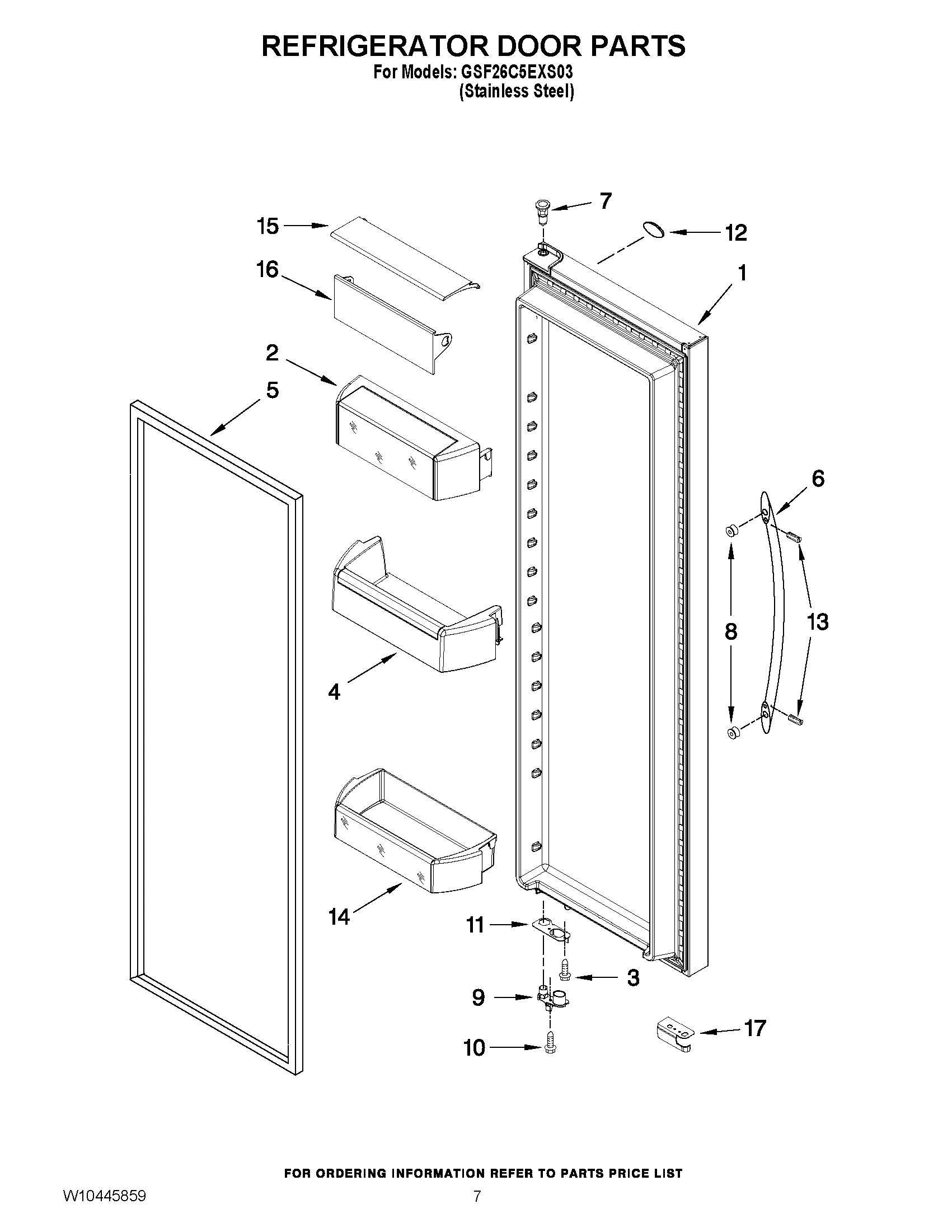 06 - REFRIGERATOR DOOR PARTS