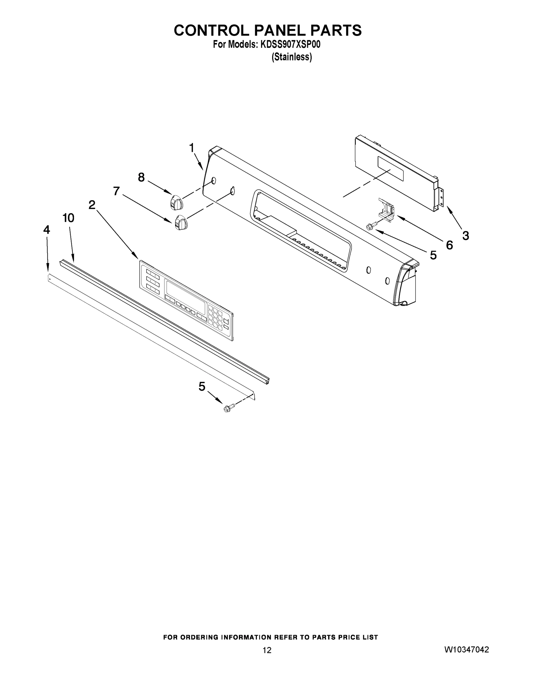 09 - CONTROL PANEL PARTS