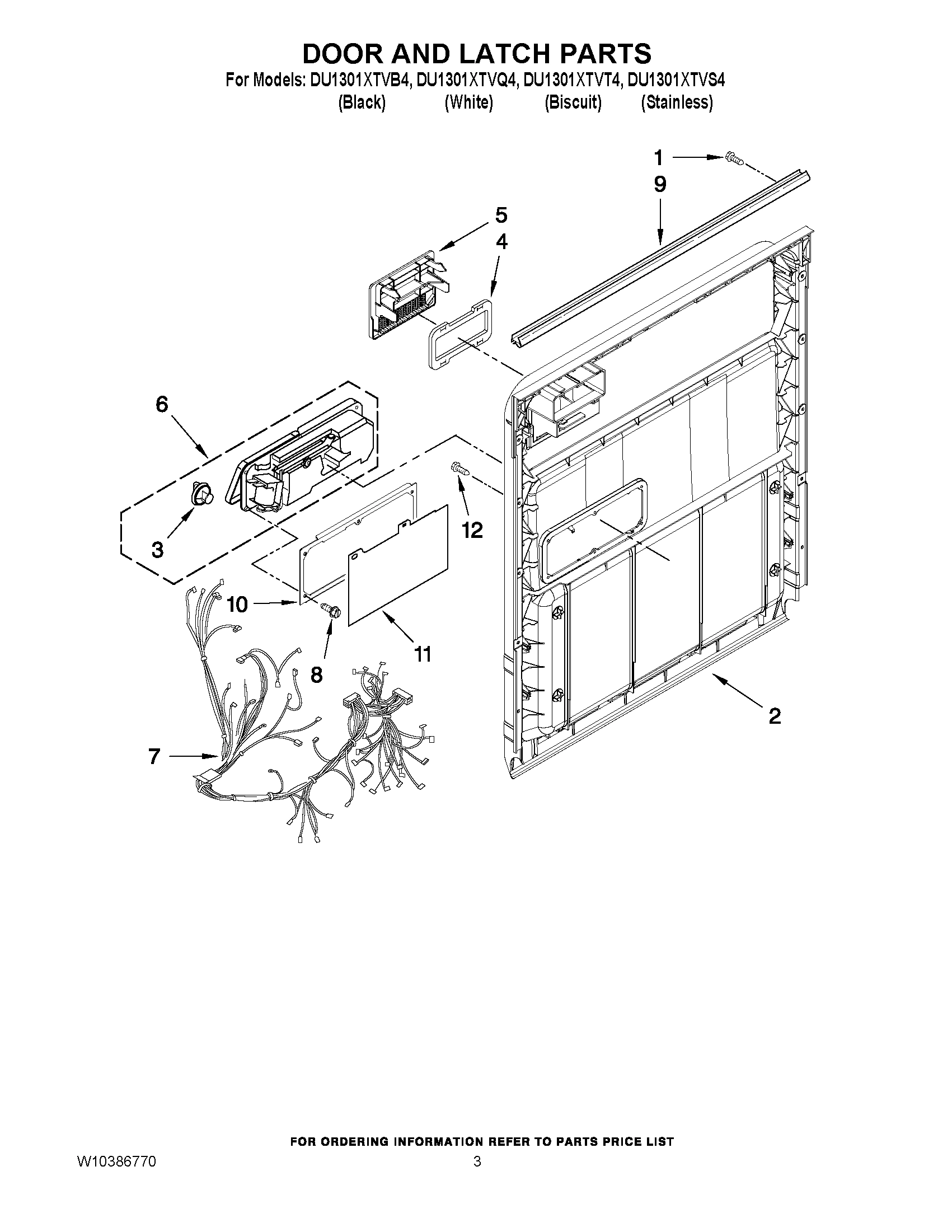03 - DOOR AND LATCH PARTS