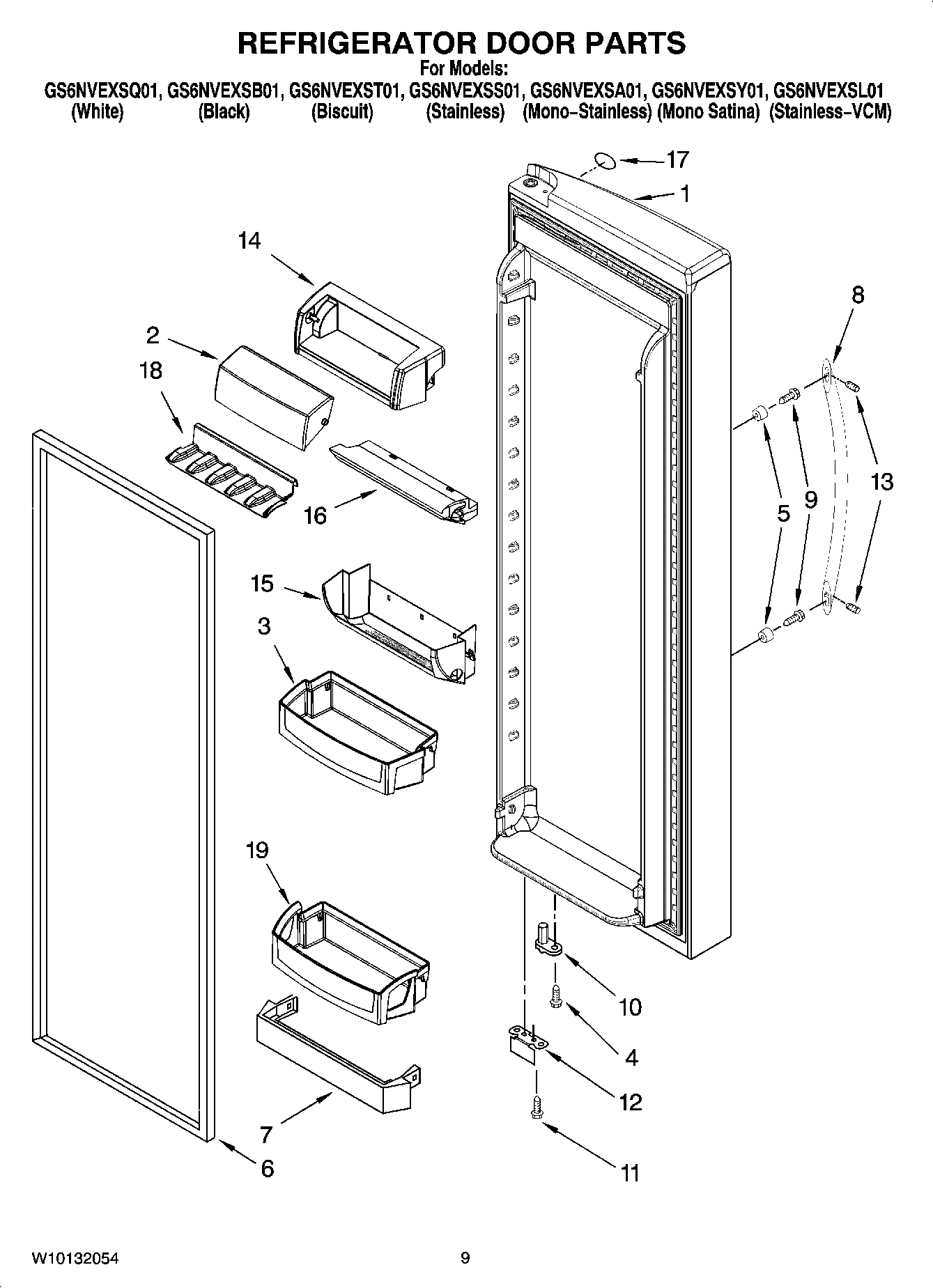 06 - REFRIGERATOR DOOR PARTS