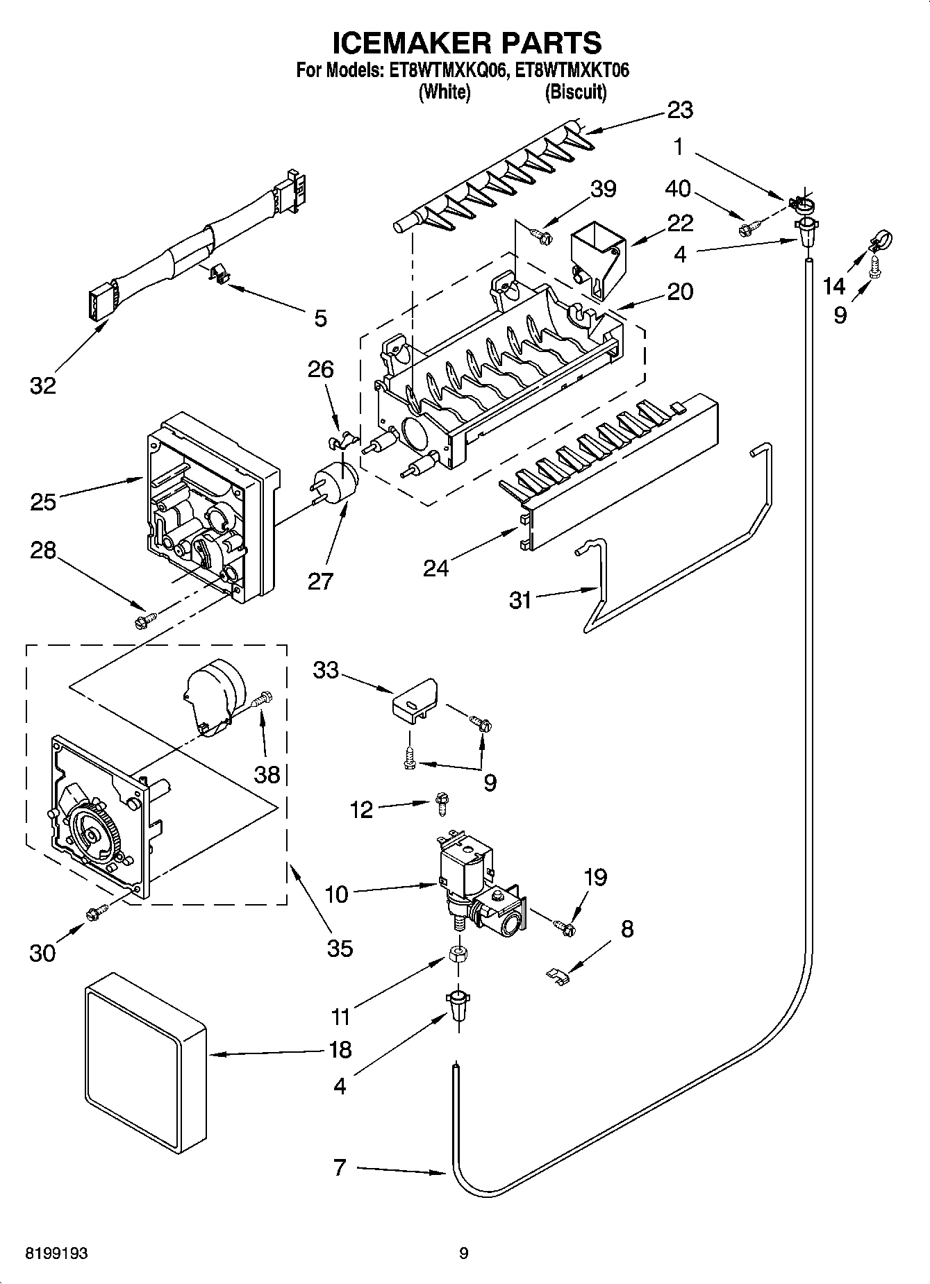 05 - ICEMAKER PARTS