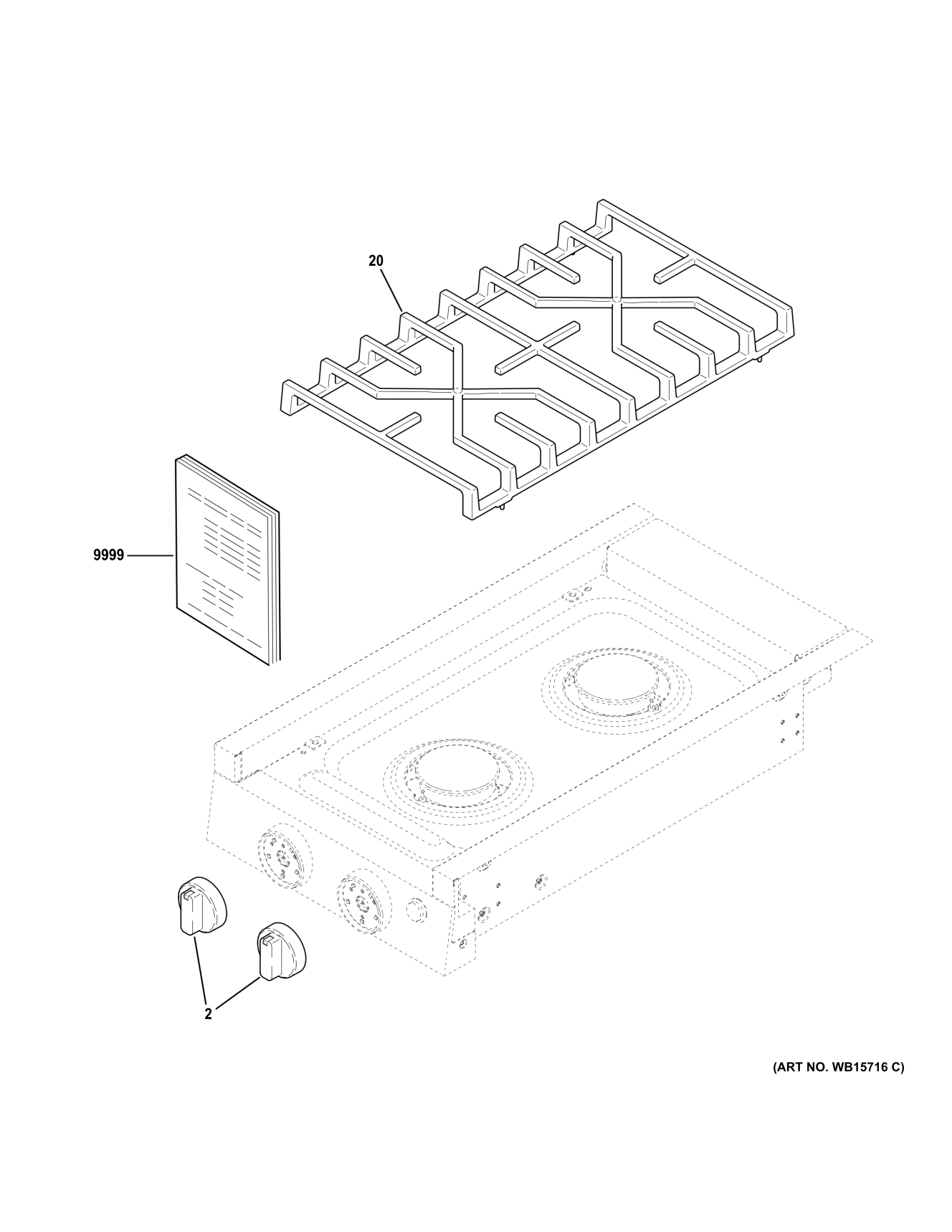 CONTROL PANEL & COOKTOP