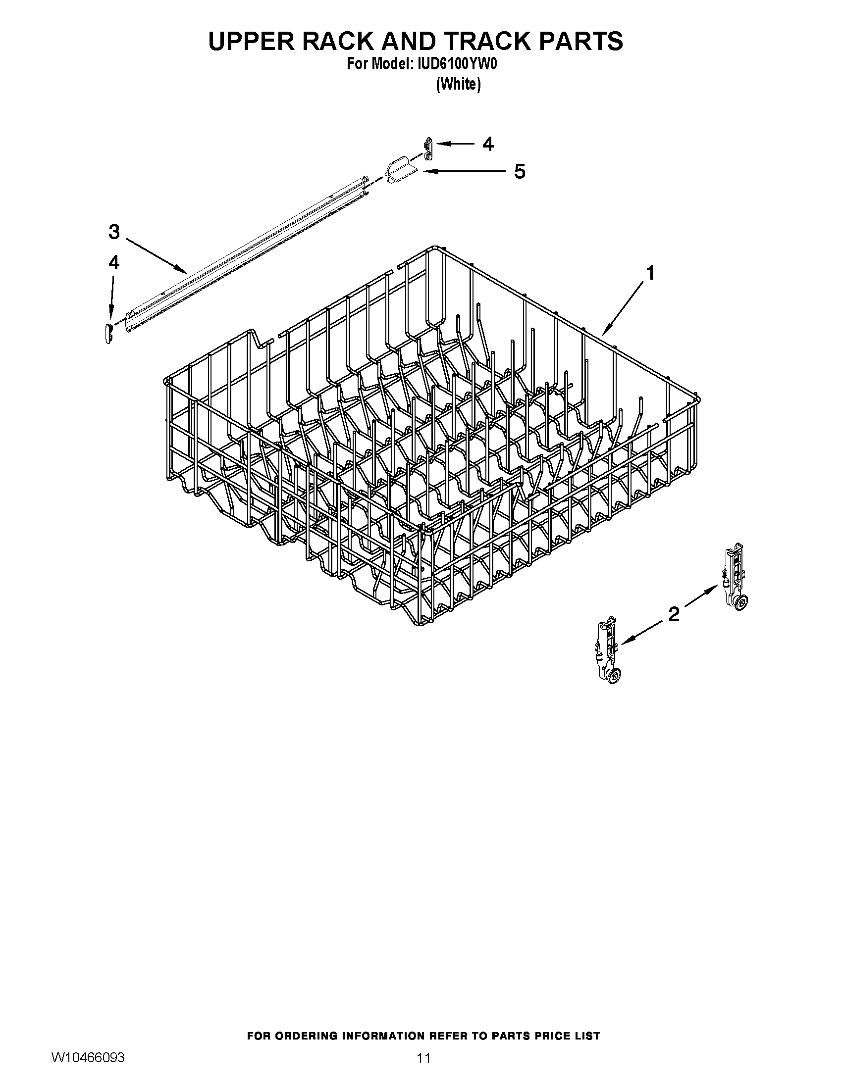 09 - UPPER RACK AND TRACK PARTS