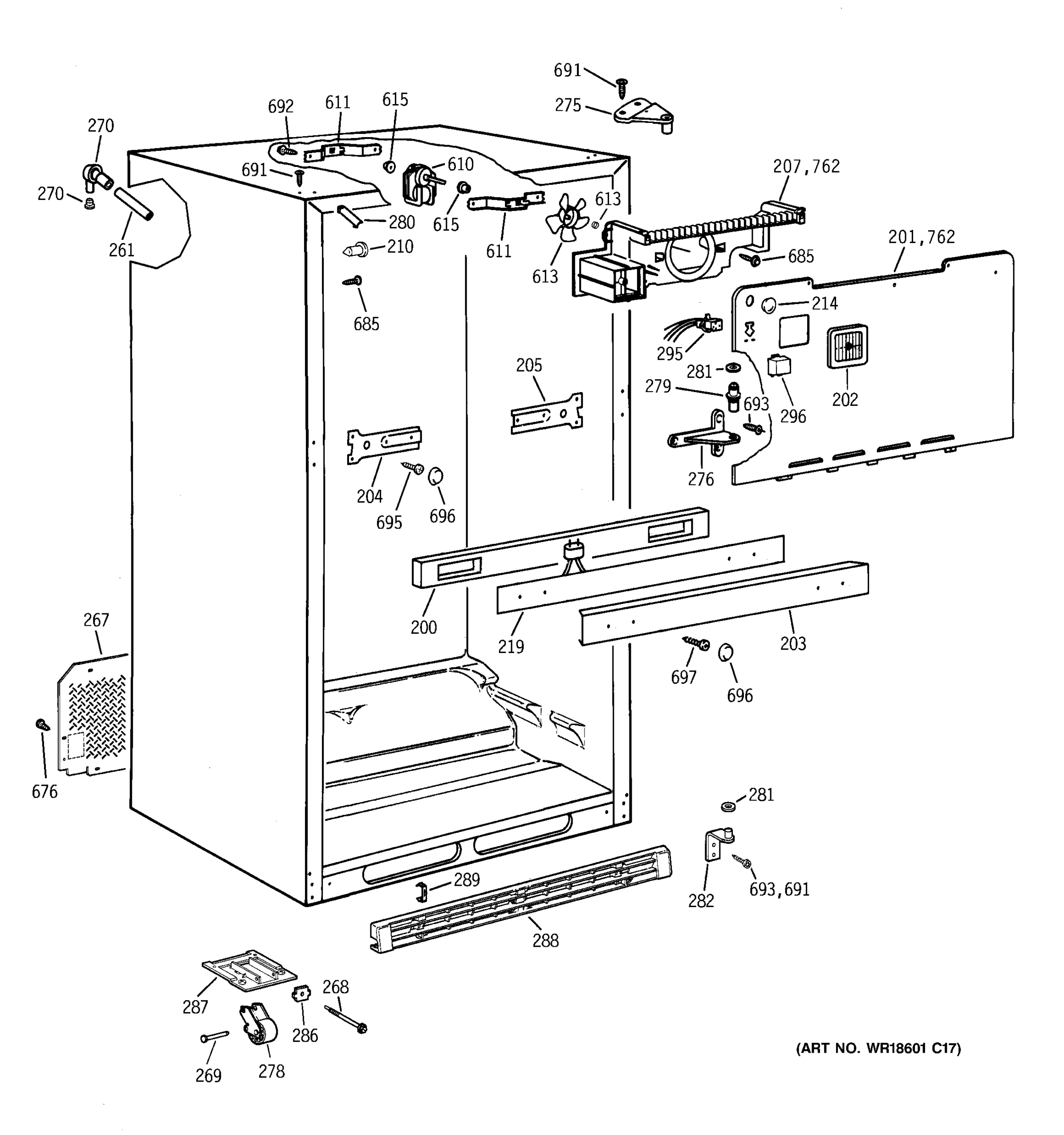 CABINET PARTS