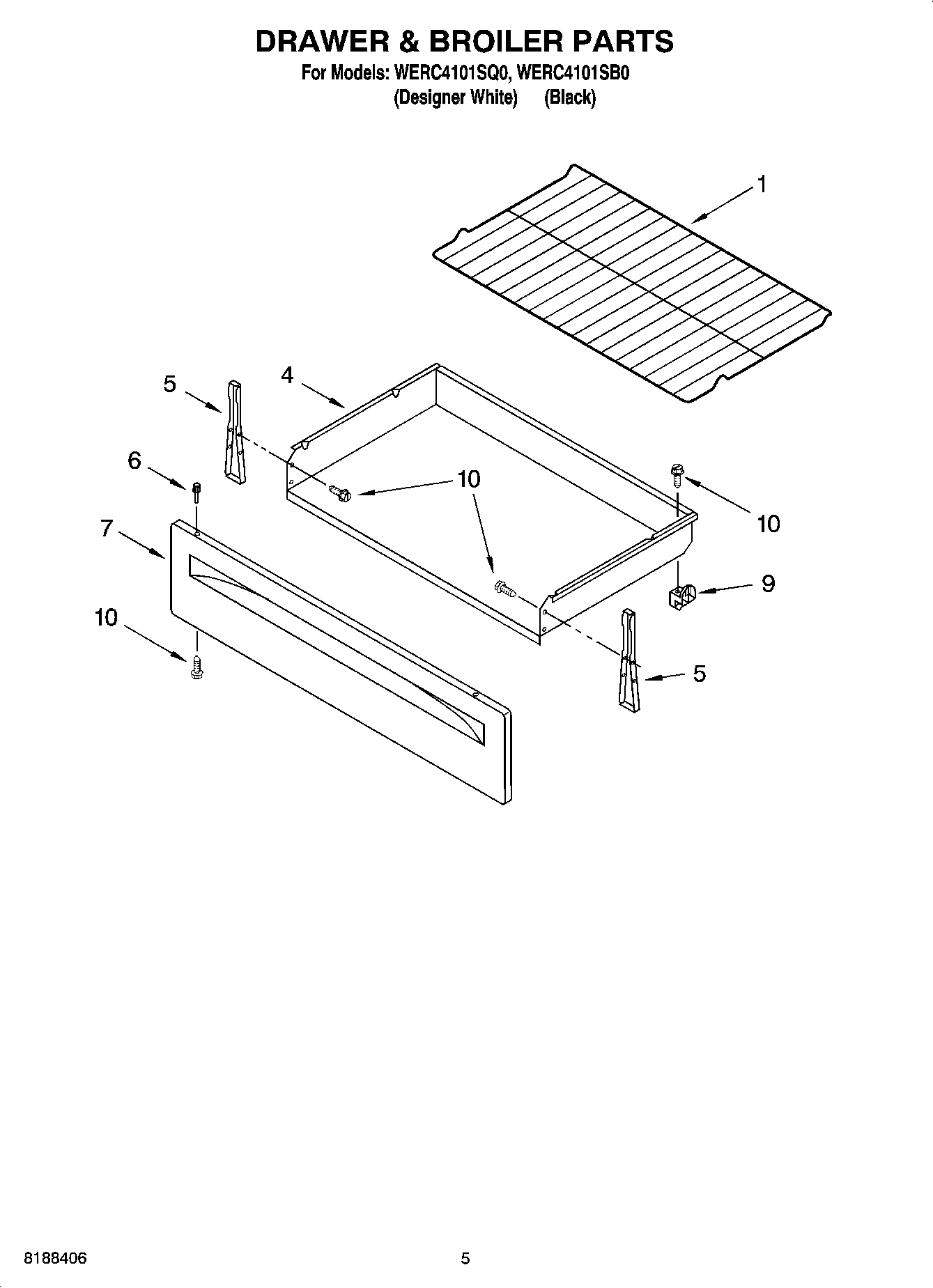 04 - DRAWER & BROILER PARTS