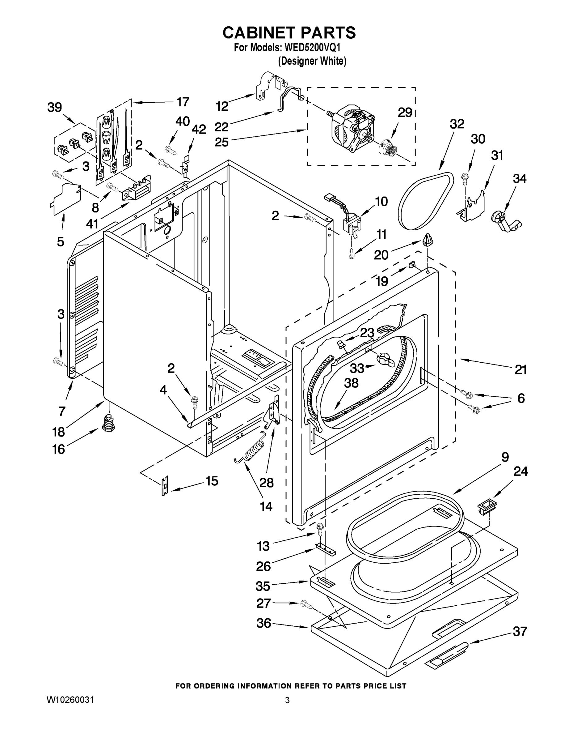 02 - CABINET PARTS