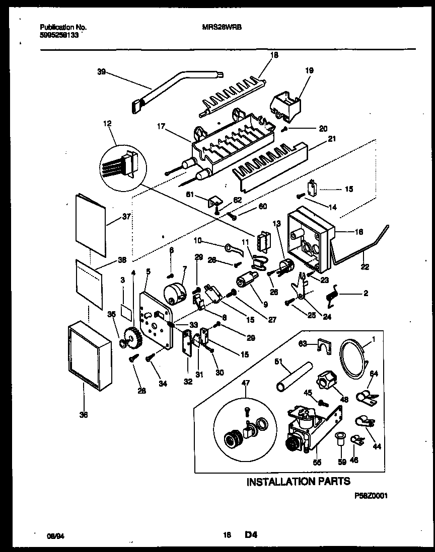10 - ICE MAKER AND INSTALLATION PARTS