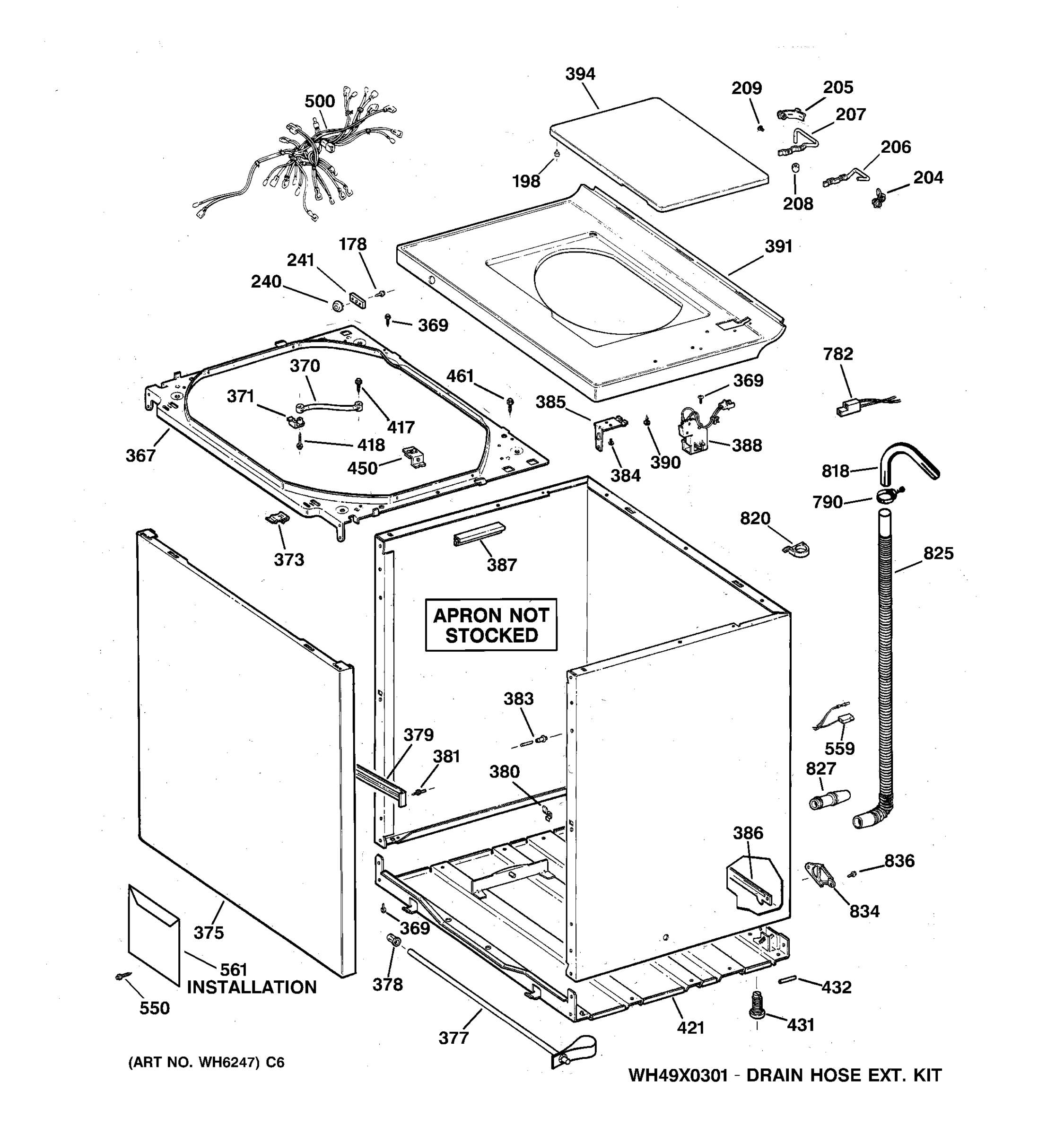 CABINET, COVER & FRONT PANEL