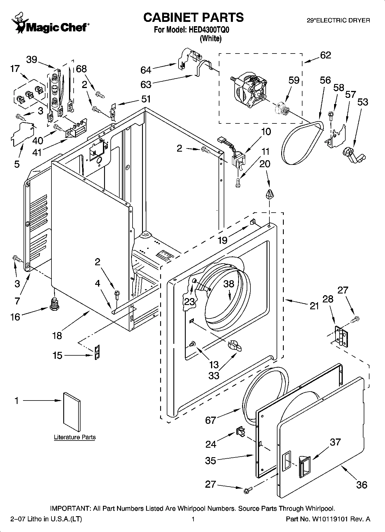 01 - CABINET PARTS
