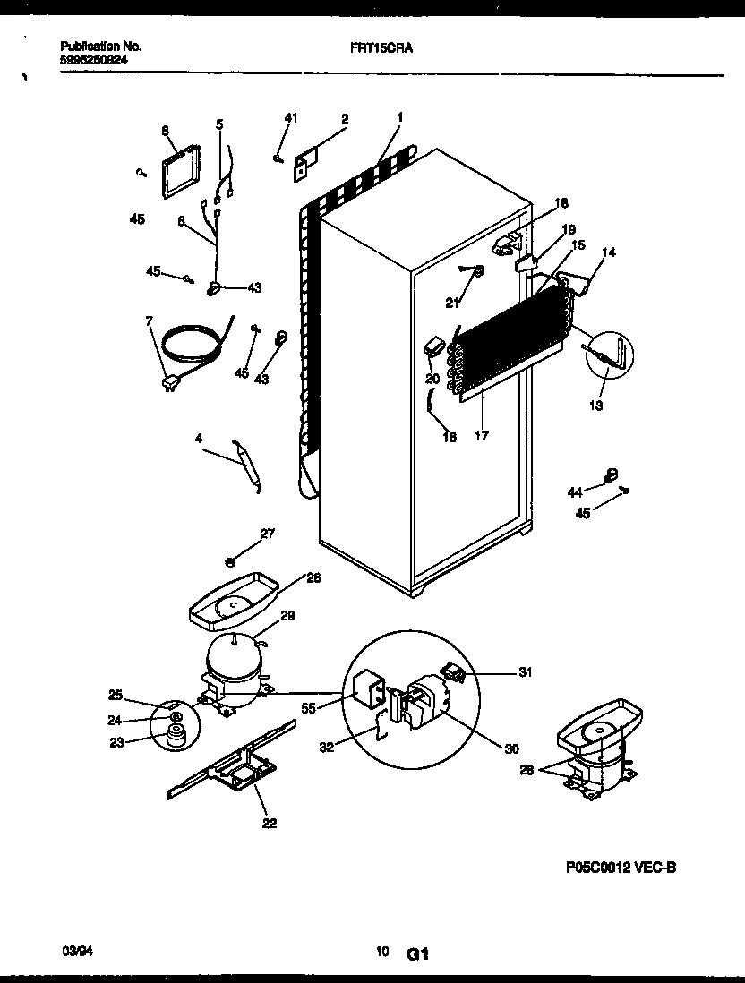 06 - SYSTEM AND AUTOMATIC DEFROST PARTS