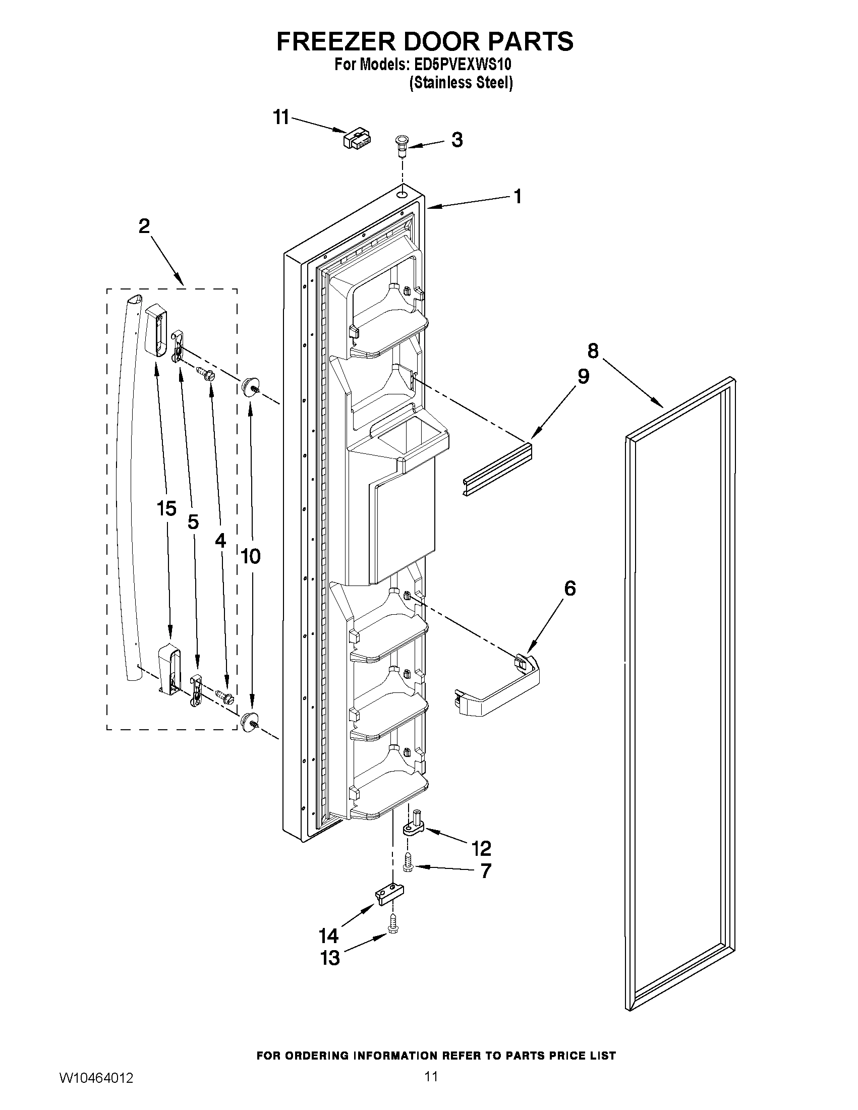 07 - FREEZER DOOR PARTS