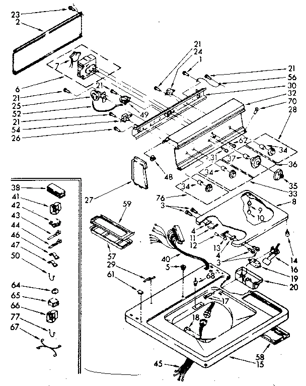 TOP AND CONSOLE PARTS