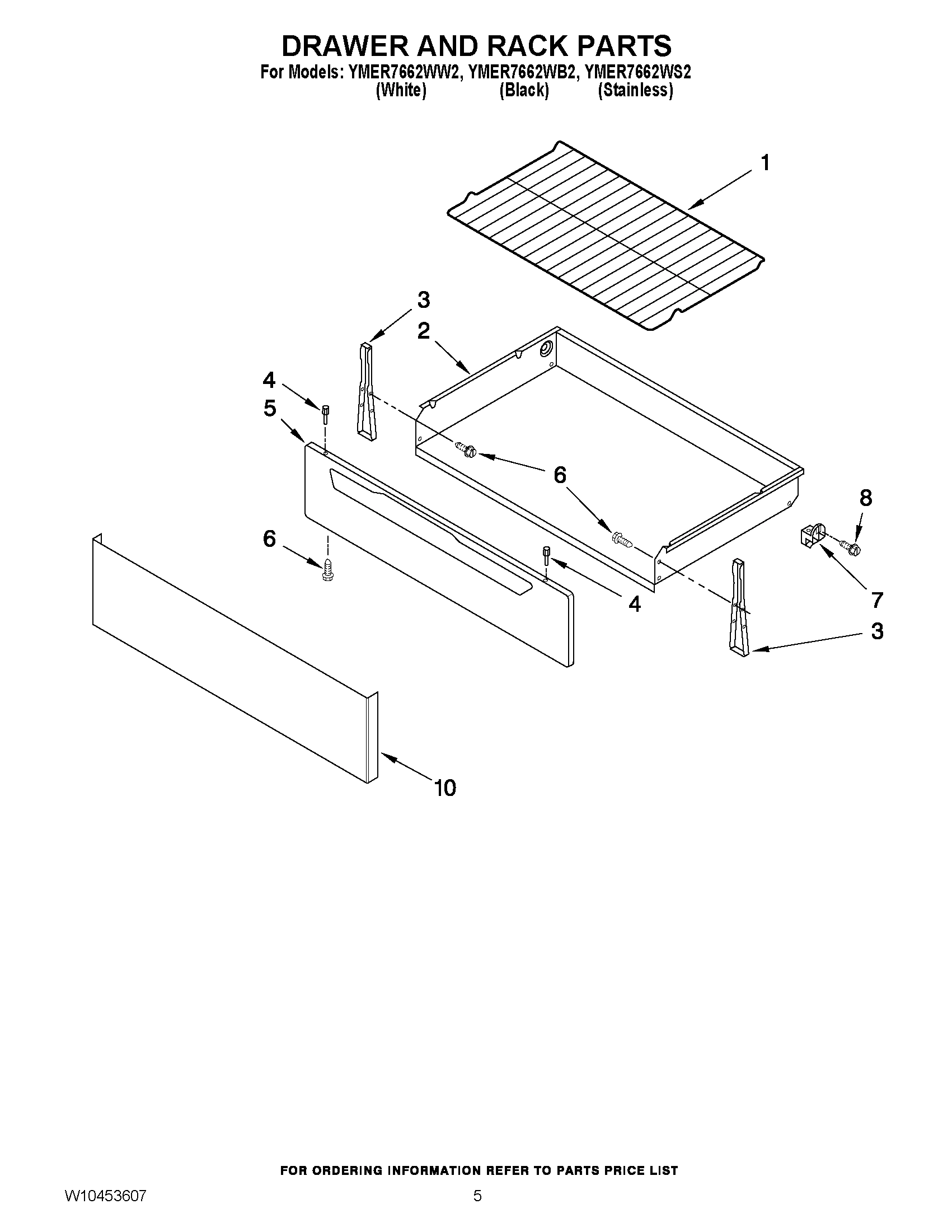 04 - DRAWER AND RACK PARTS