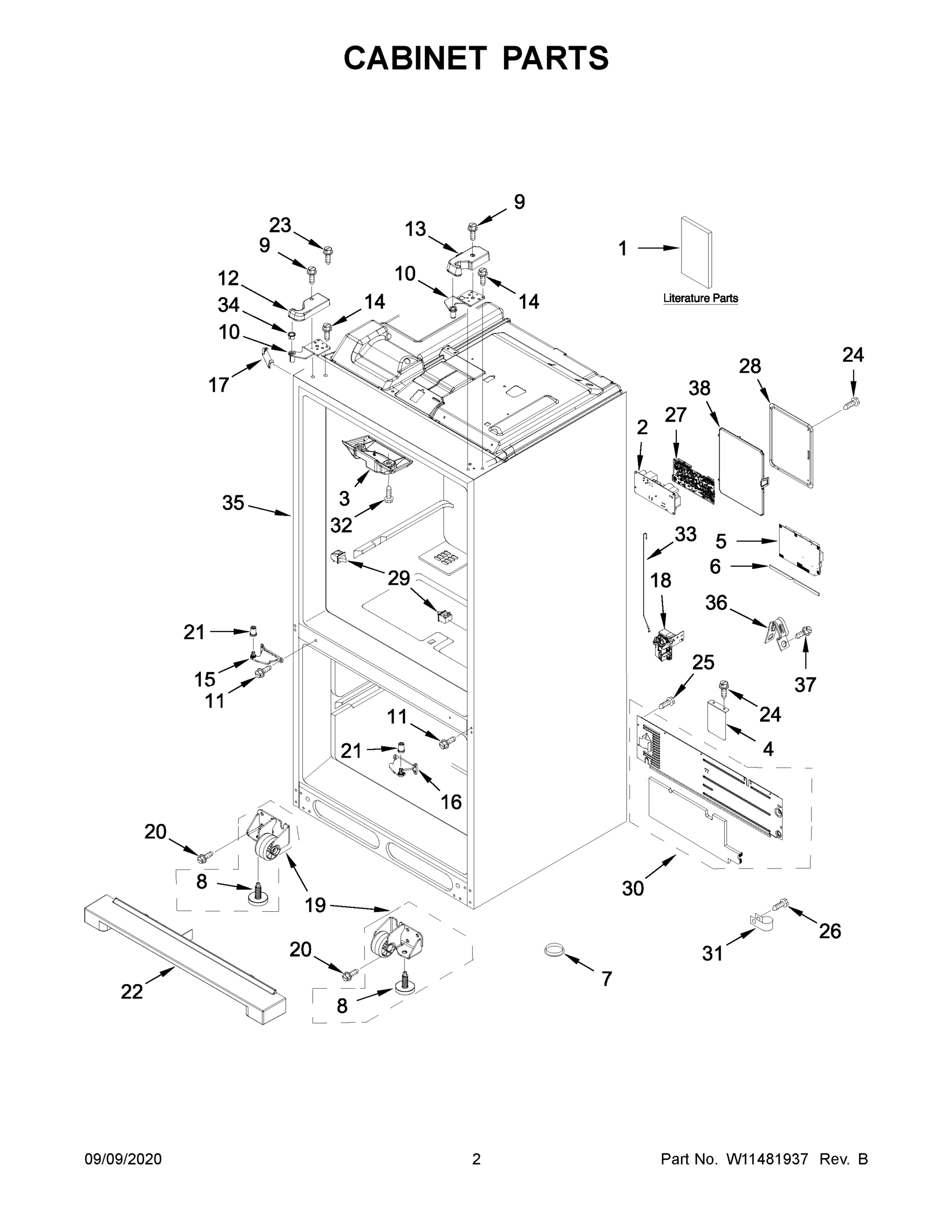 02 - CABINET PARTS