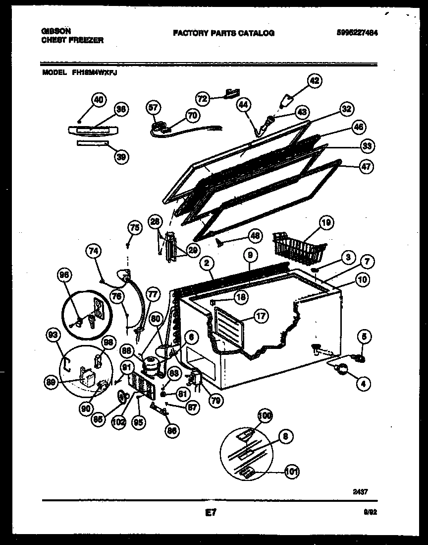 02 - CHEST FREEZER PARTS