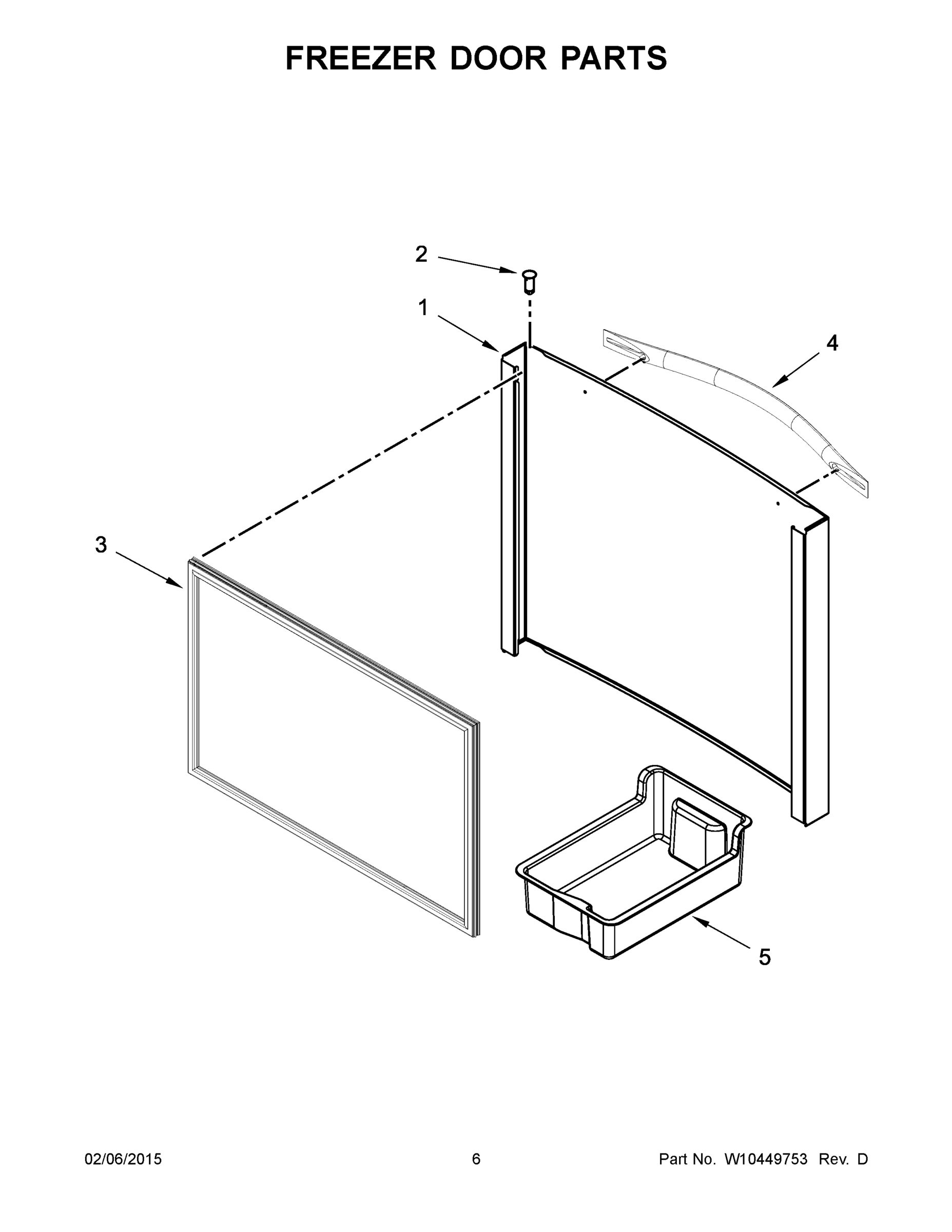 04 - FREEZER DOOR PARTS