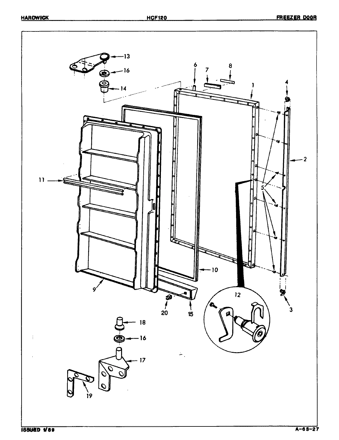 02 - FREEZER DOOR
