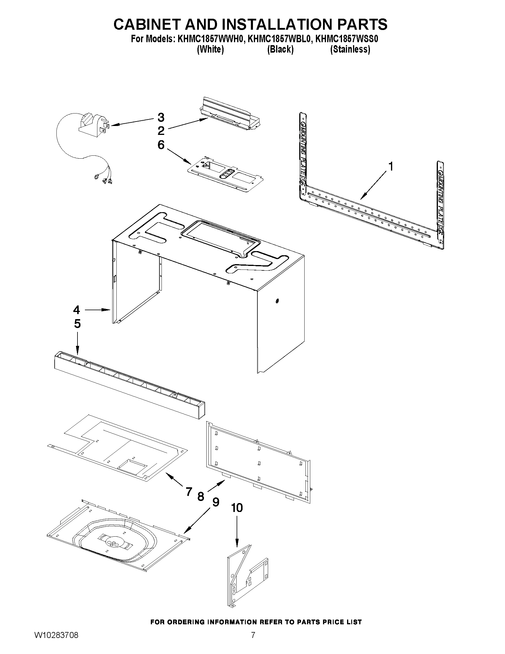 06 - CABINET AND INSTALLATION PARTS