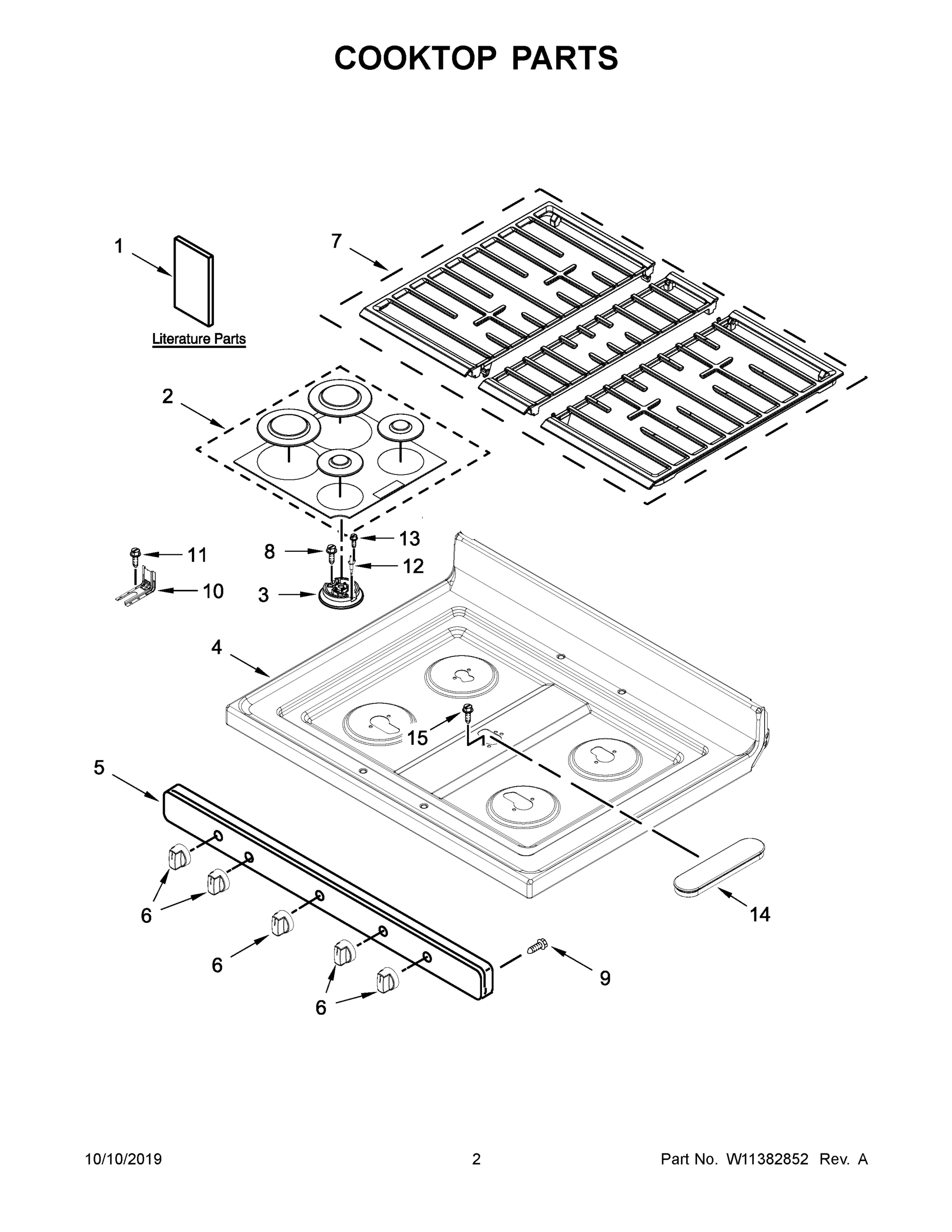 02 - COOKTOP PARTS
