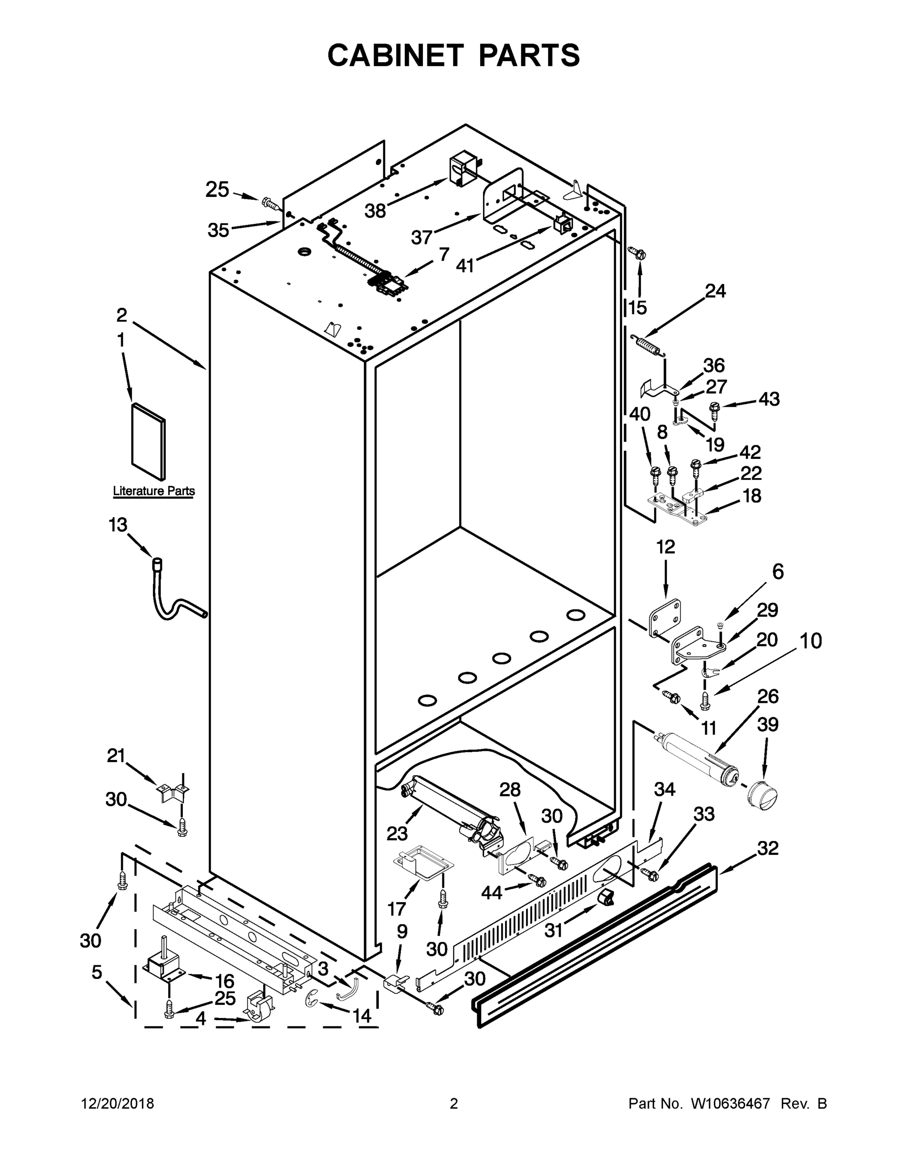 02 - CABINET PARTS
