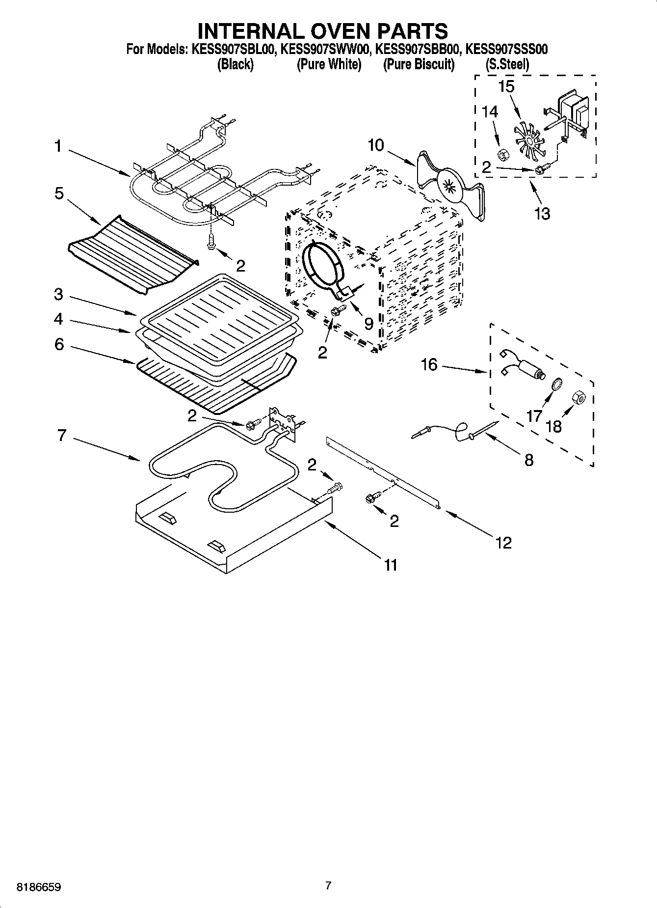 05 - INTERNAL OVEN PARTS