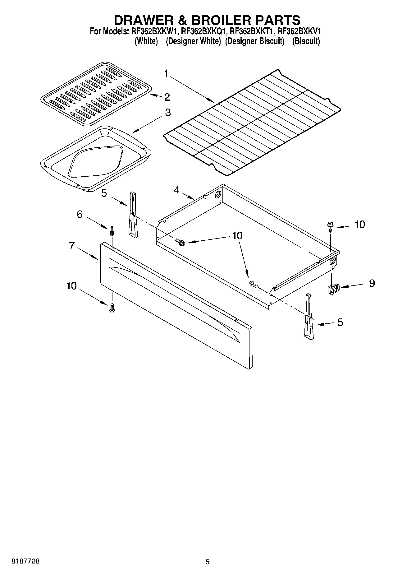 04 - DRAWER & BROILER PARTS
