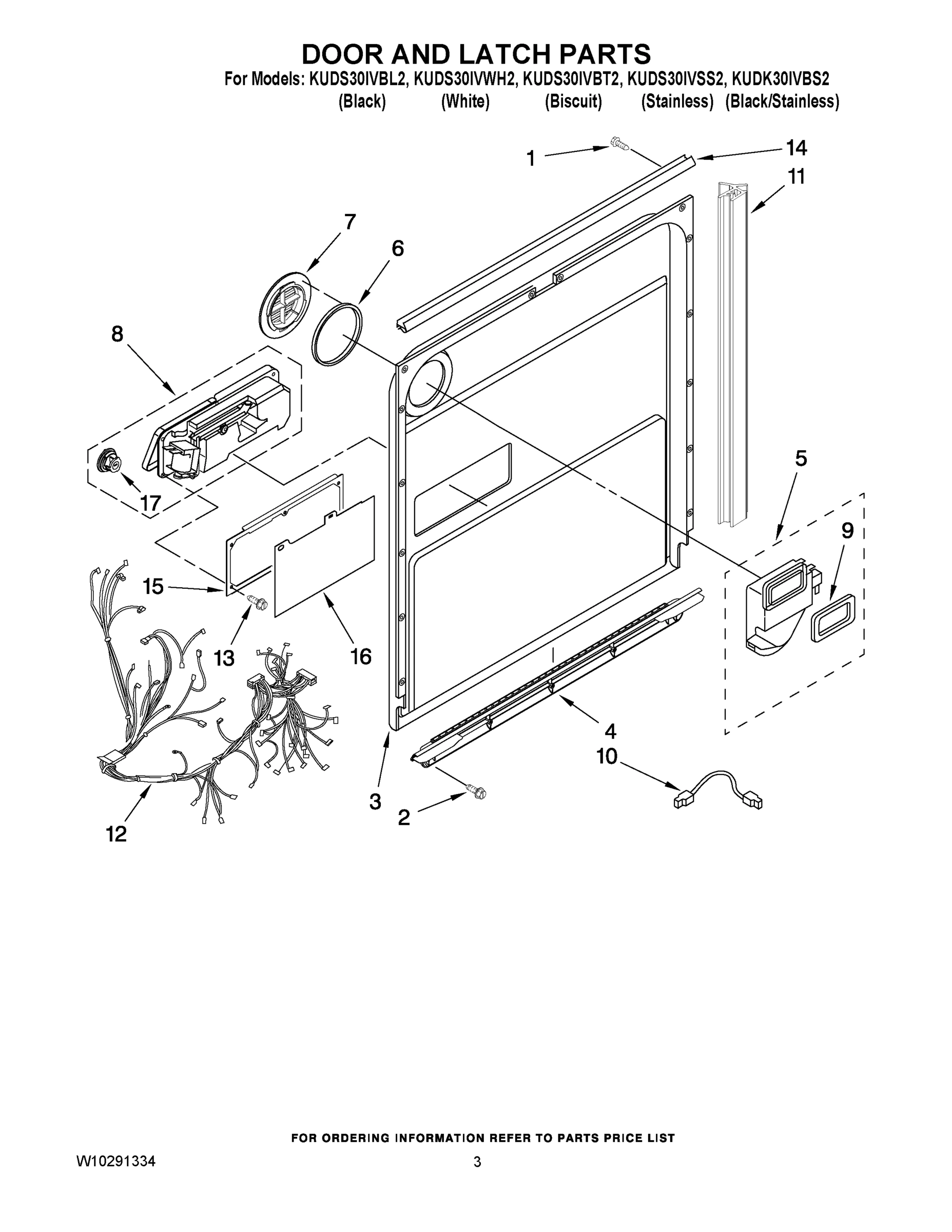 03 - DOOR AND LATCH PARTS
