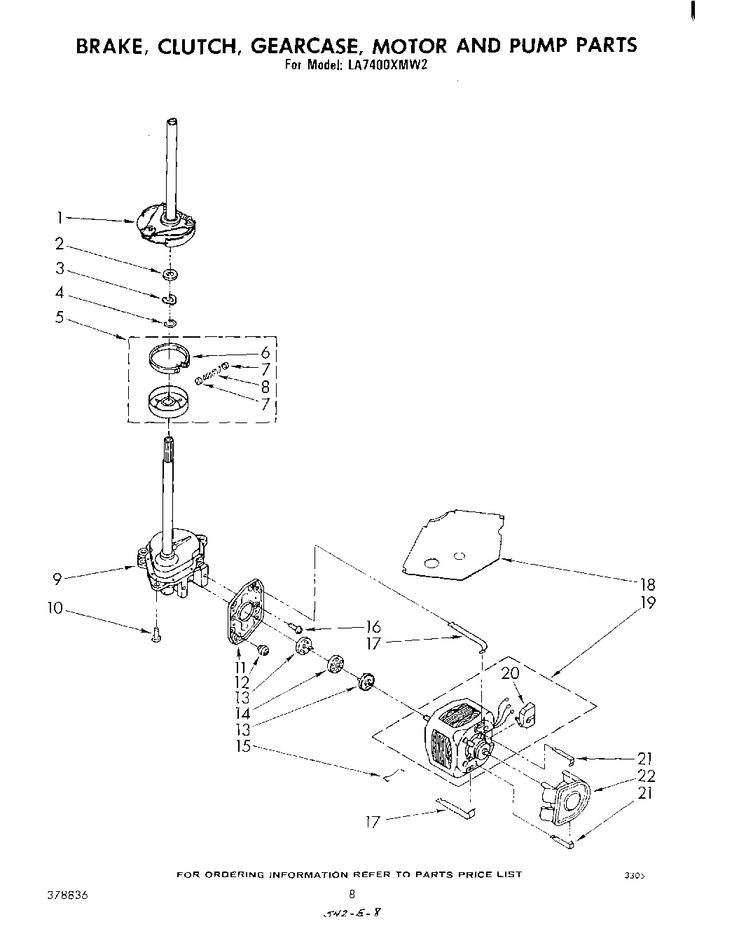 06 - BRAKE, CLUTCH, GEARCASE, MOTOR AND PUMP