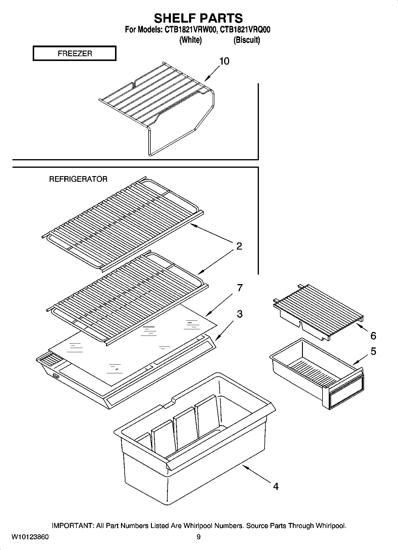 05 - SHELF PARTS, OPTIONAL PARTS