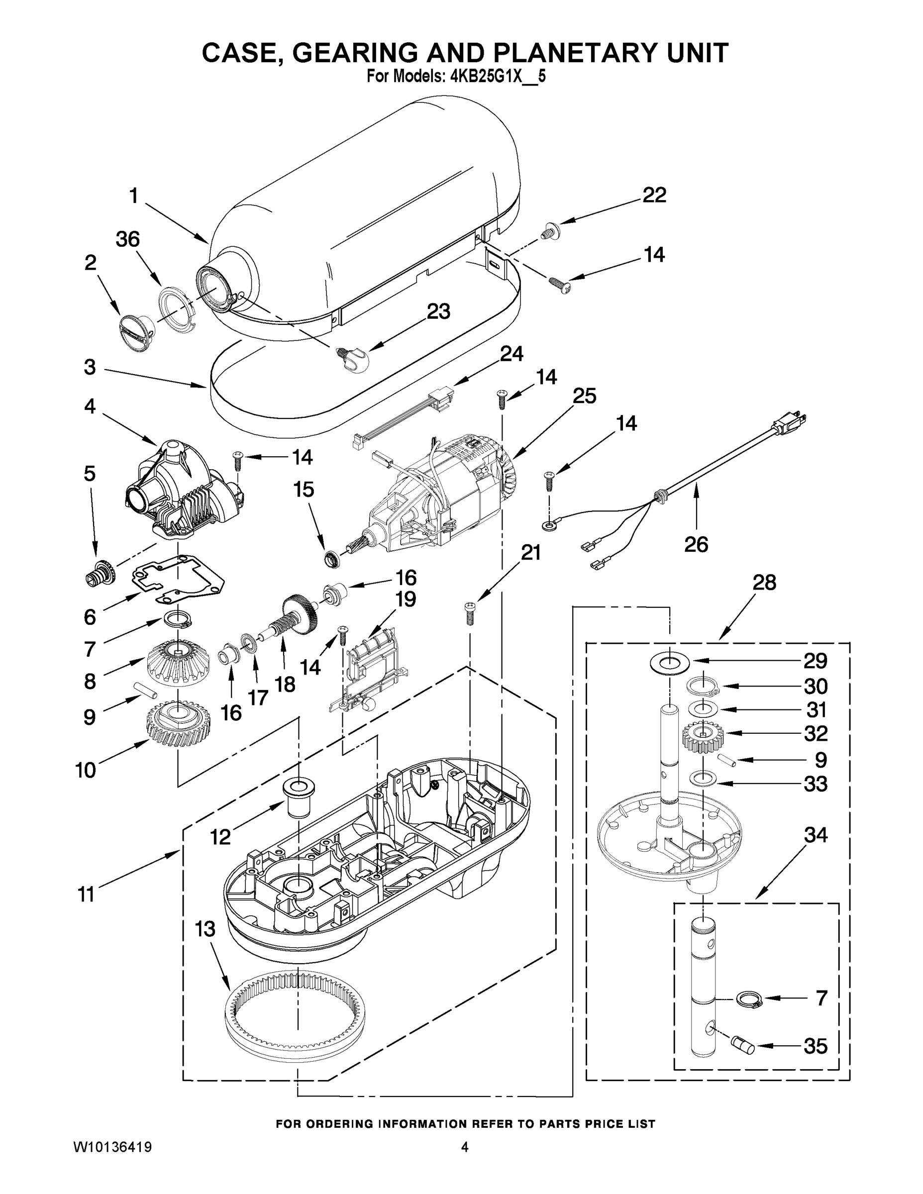 02 - CASE, GEARING AND PLANETARY UNIT