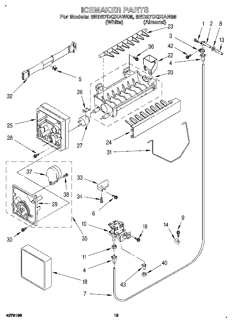 12 - ICEMAKER, LIT/OPTIONAL