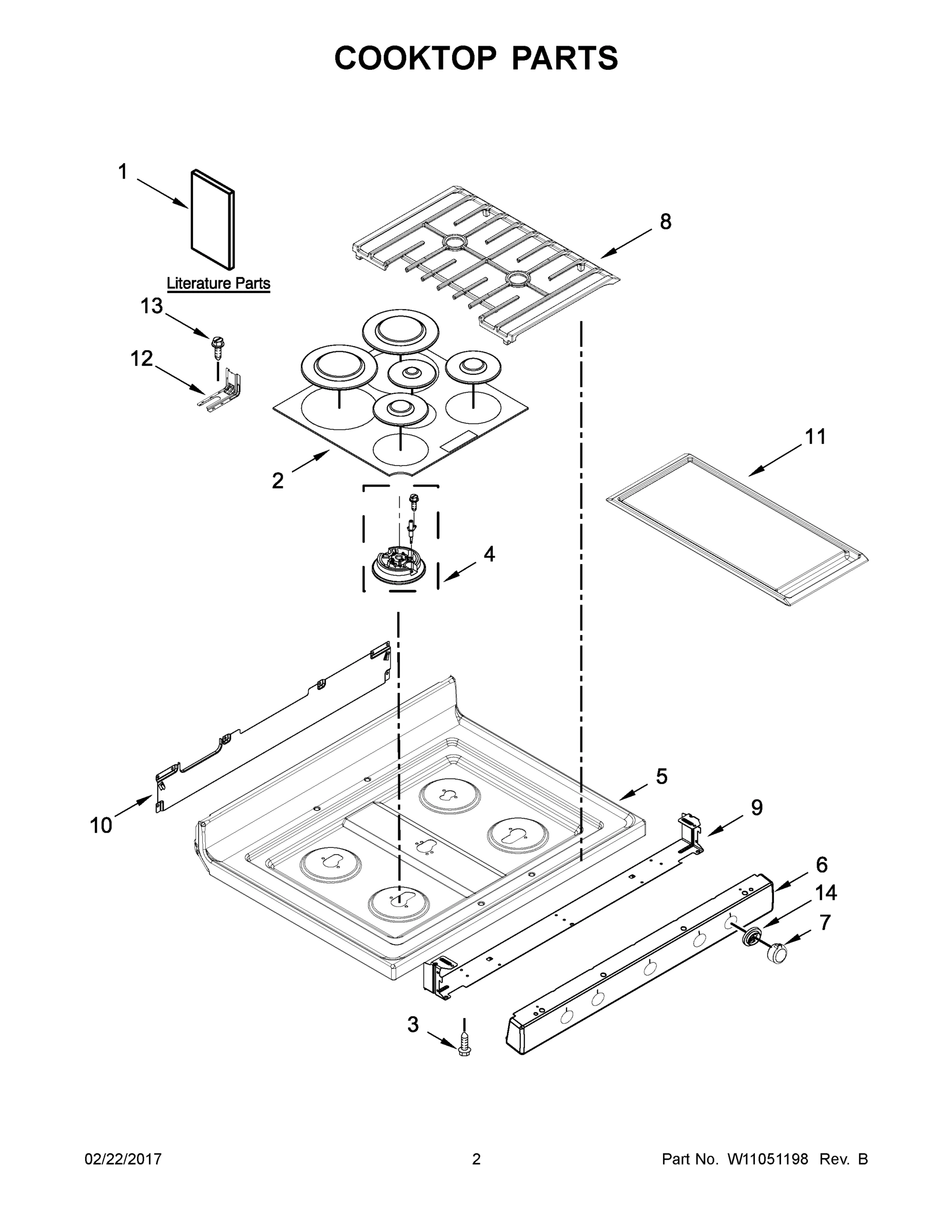 02 - COOKTOP PARTS