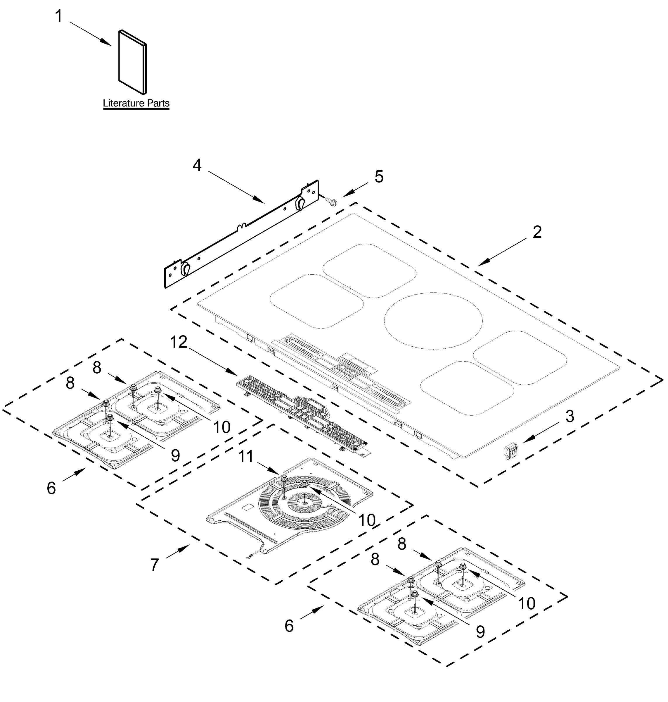 COOKTOP PARTS