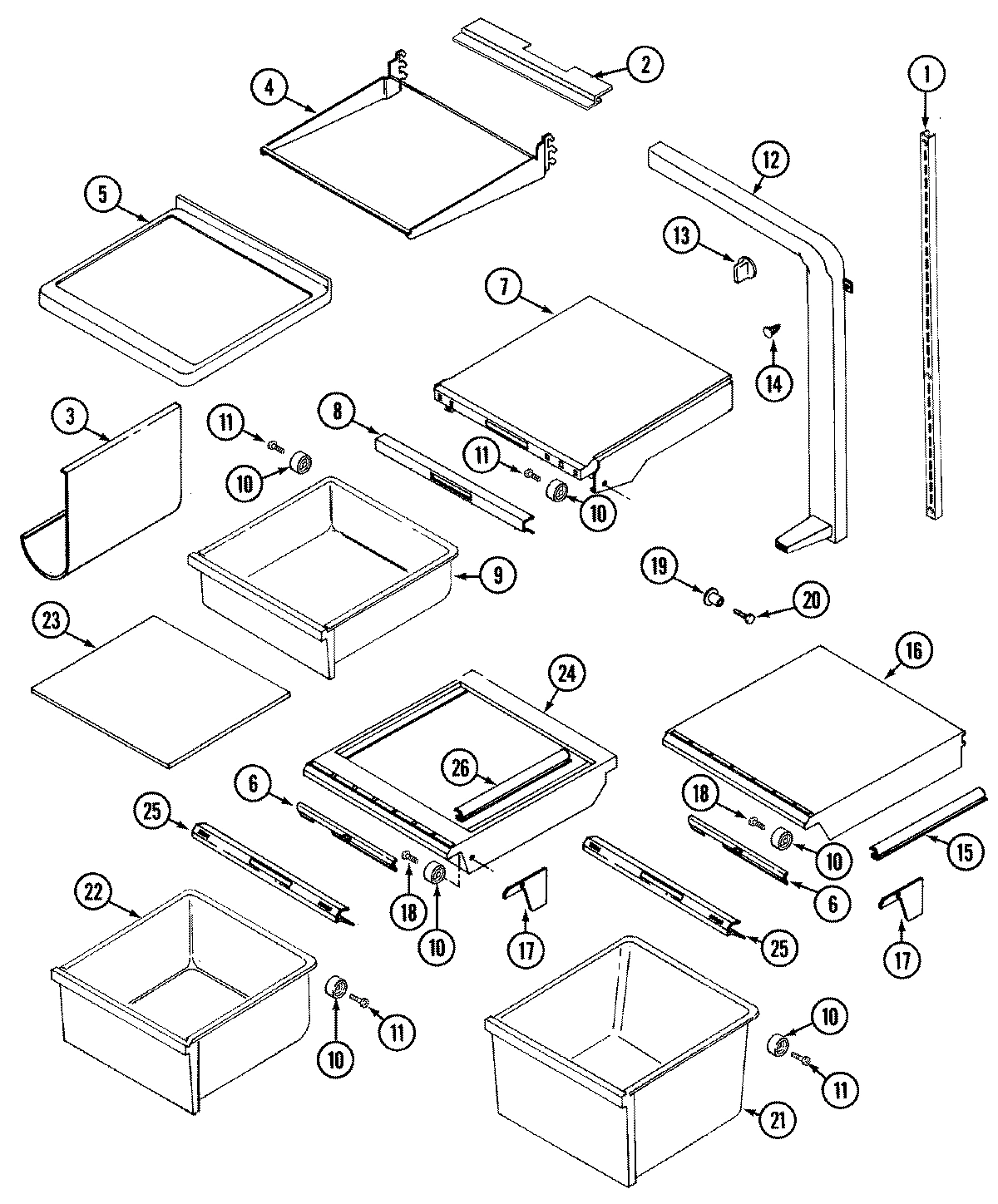 10 - SHELVES & ACCESSORIES