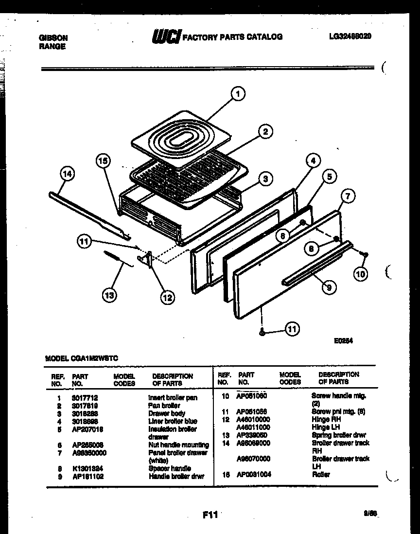 04 - BROILER DRAWER PARTS