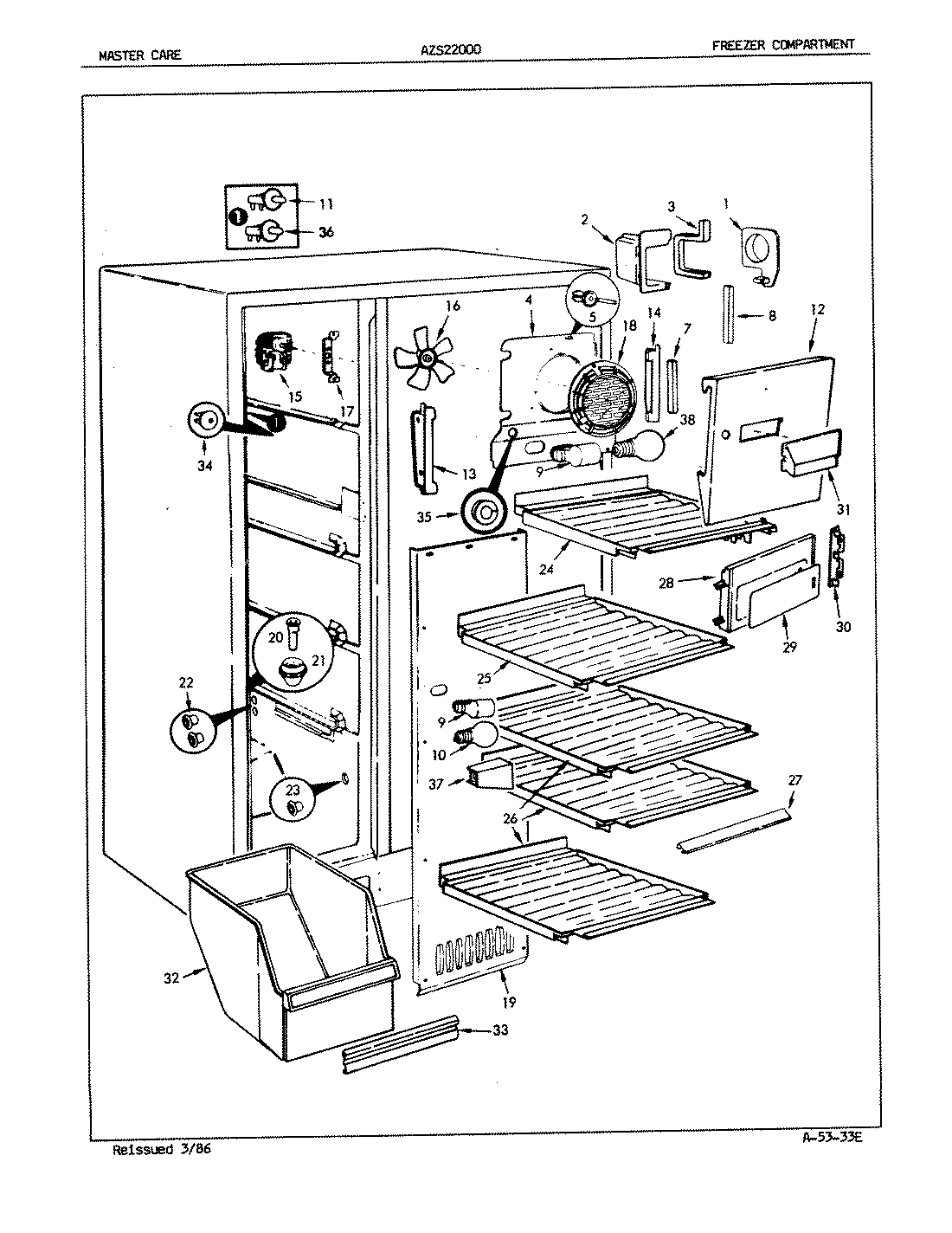 01 - FREEZER COMPARTMENT