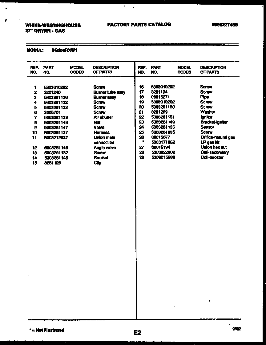 02 - CABINET AND COMPONENT PARTS