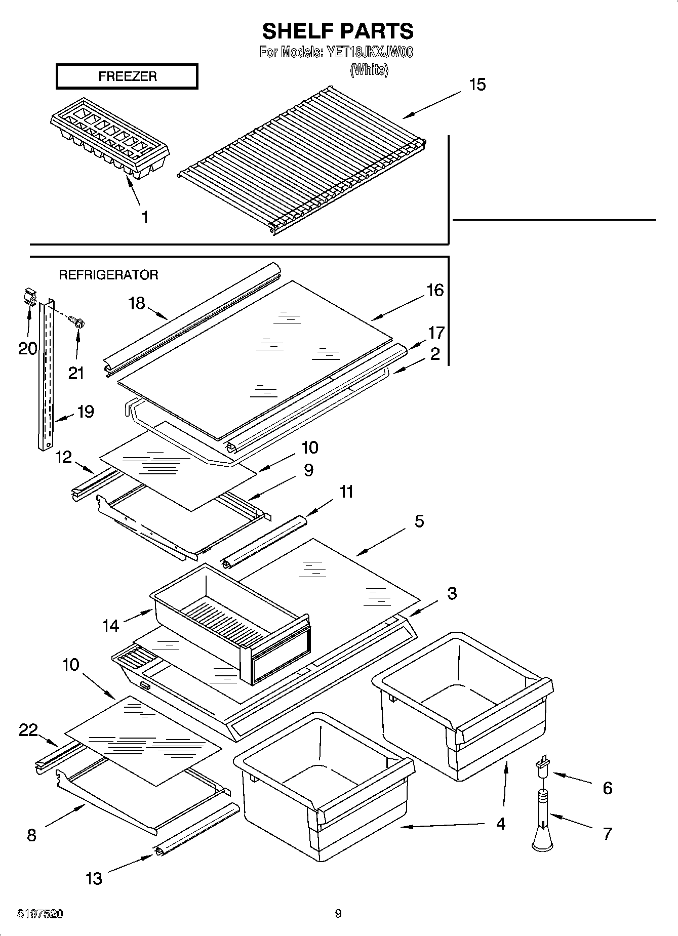 05 - SHELF PARTS, OPTIONAL PARTS