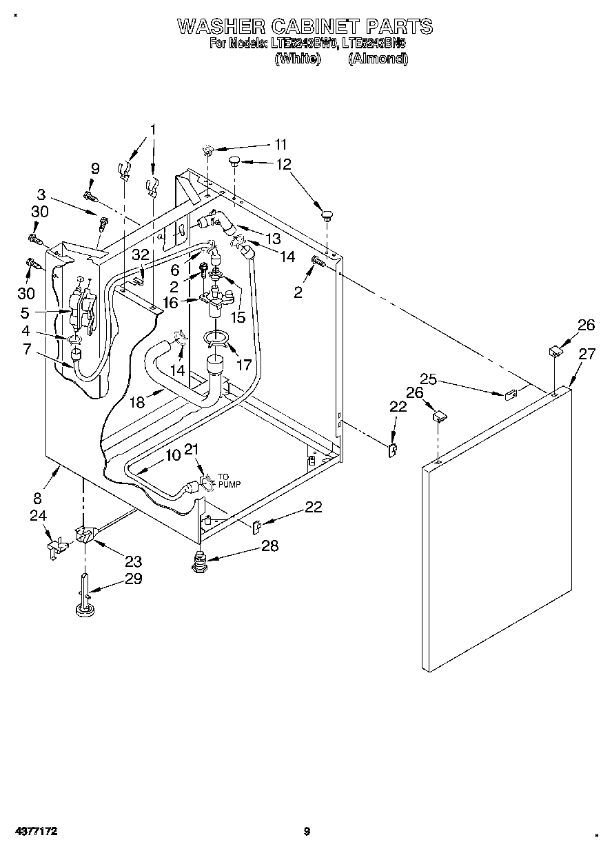 07 - WASHER CABINET