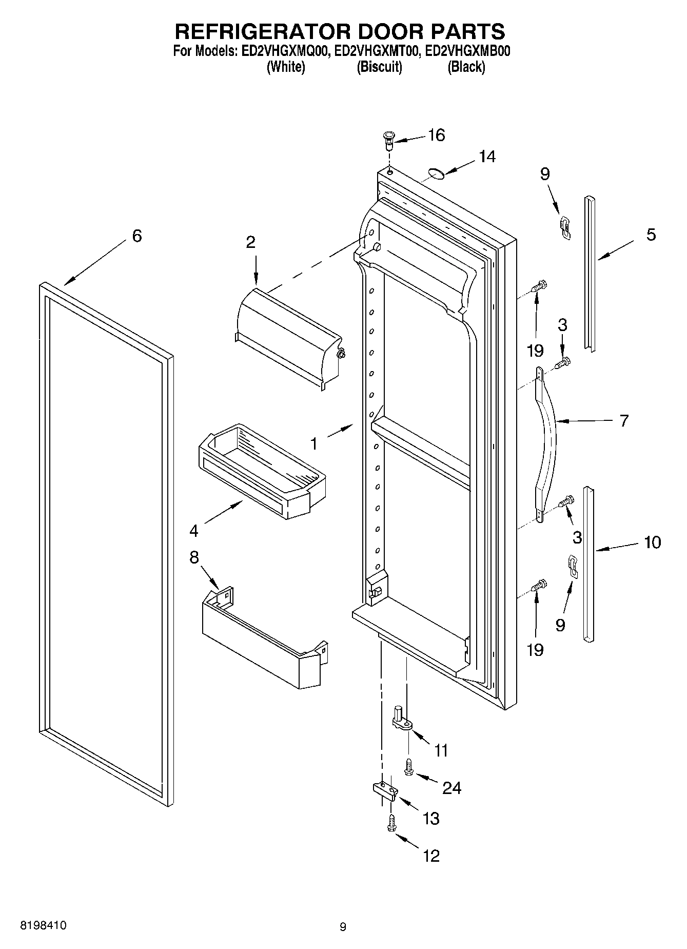 06 - REFRIGERATOR DOOR PARTS