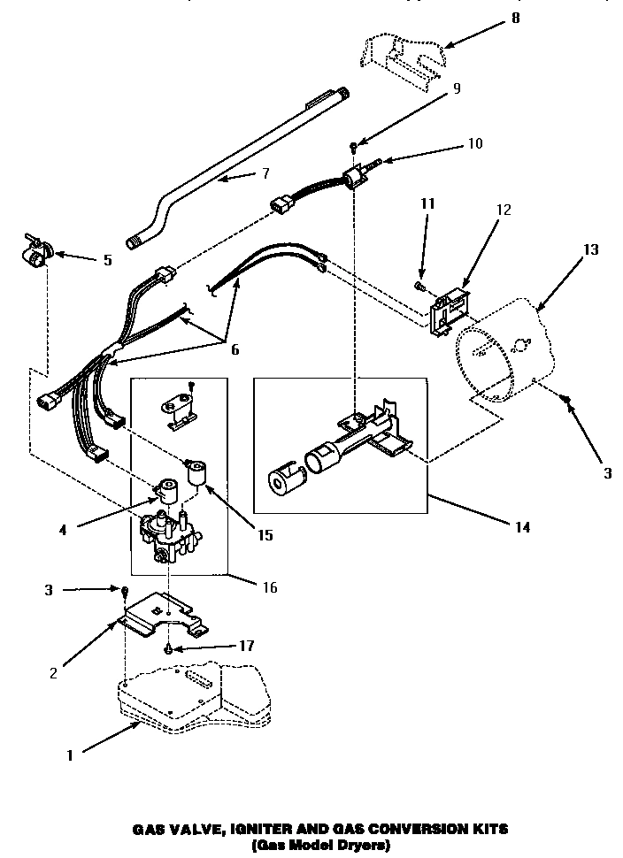 05 - GAS VALVE, IGNITER & GAS CONVERSION KITS