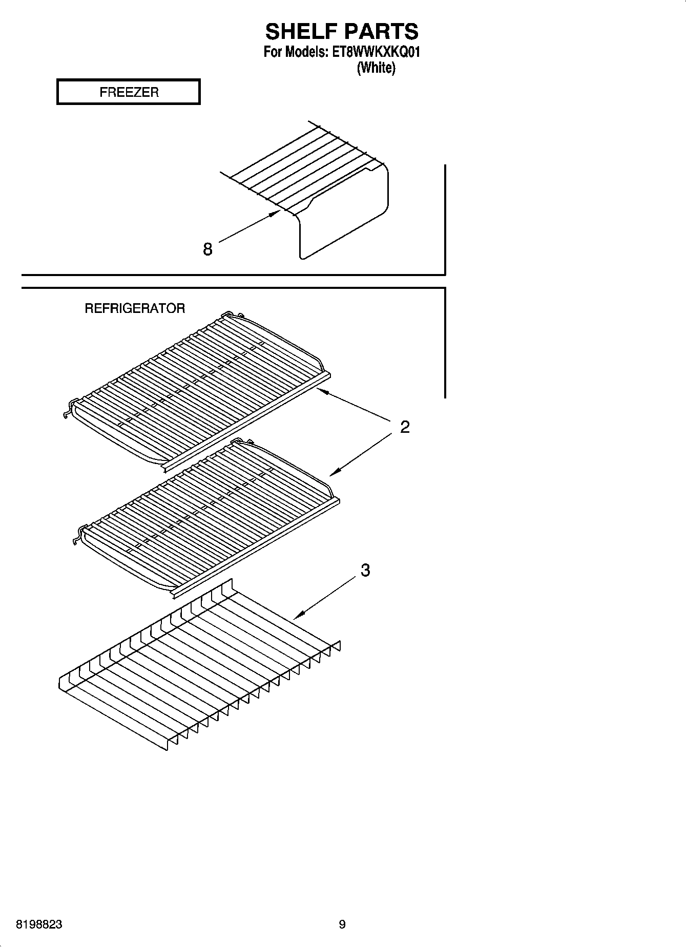 05 - SHELF PARTS, LITERATURE AND OPTIONAL PARTS